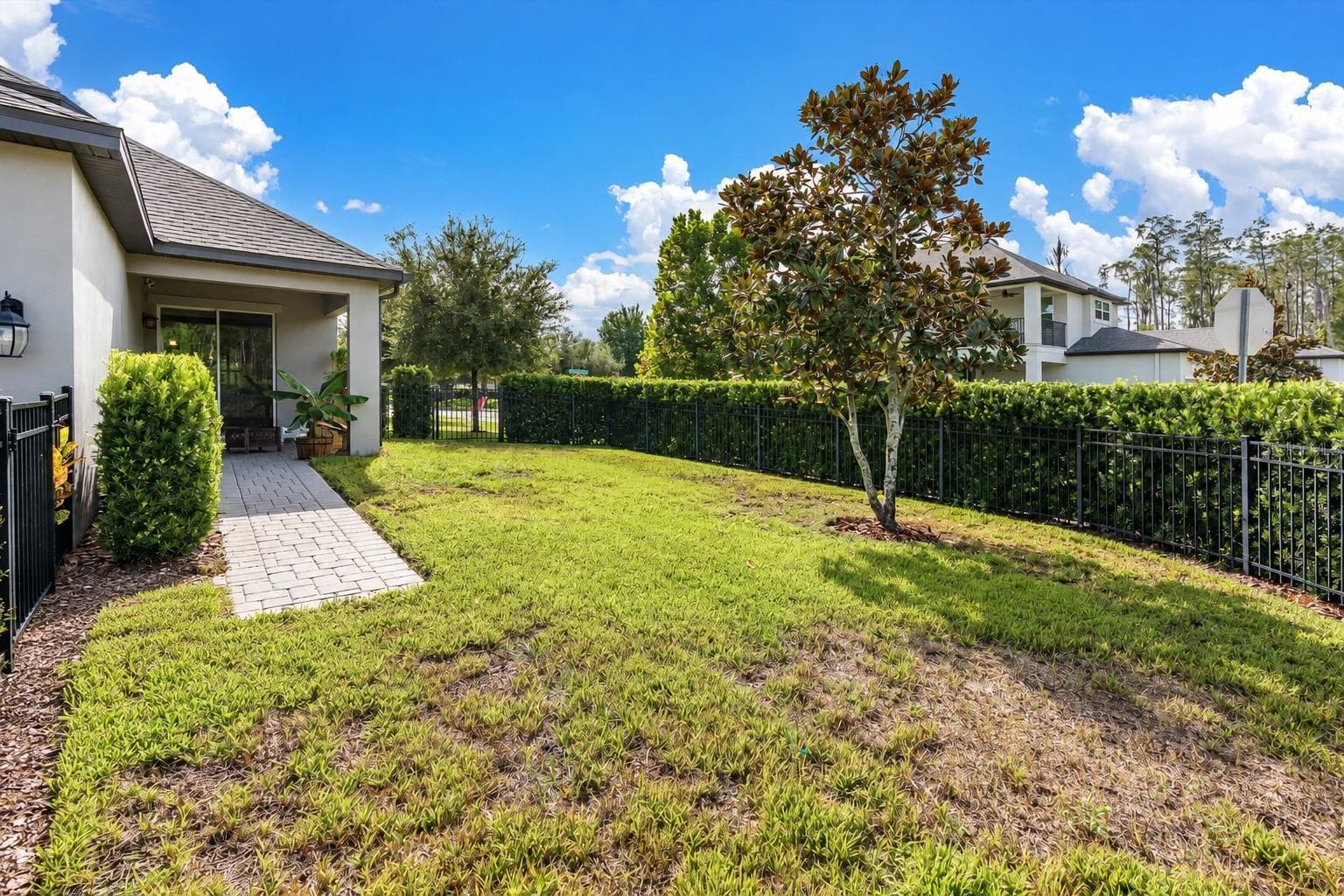 Fenced in backyard - 3871 NIGHT STAR TRL, ODESSA