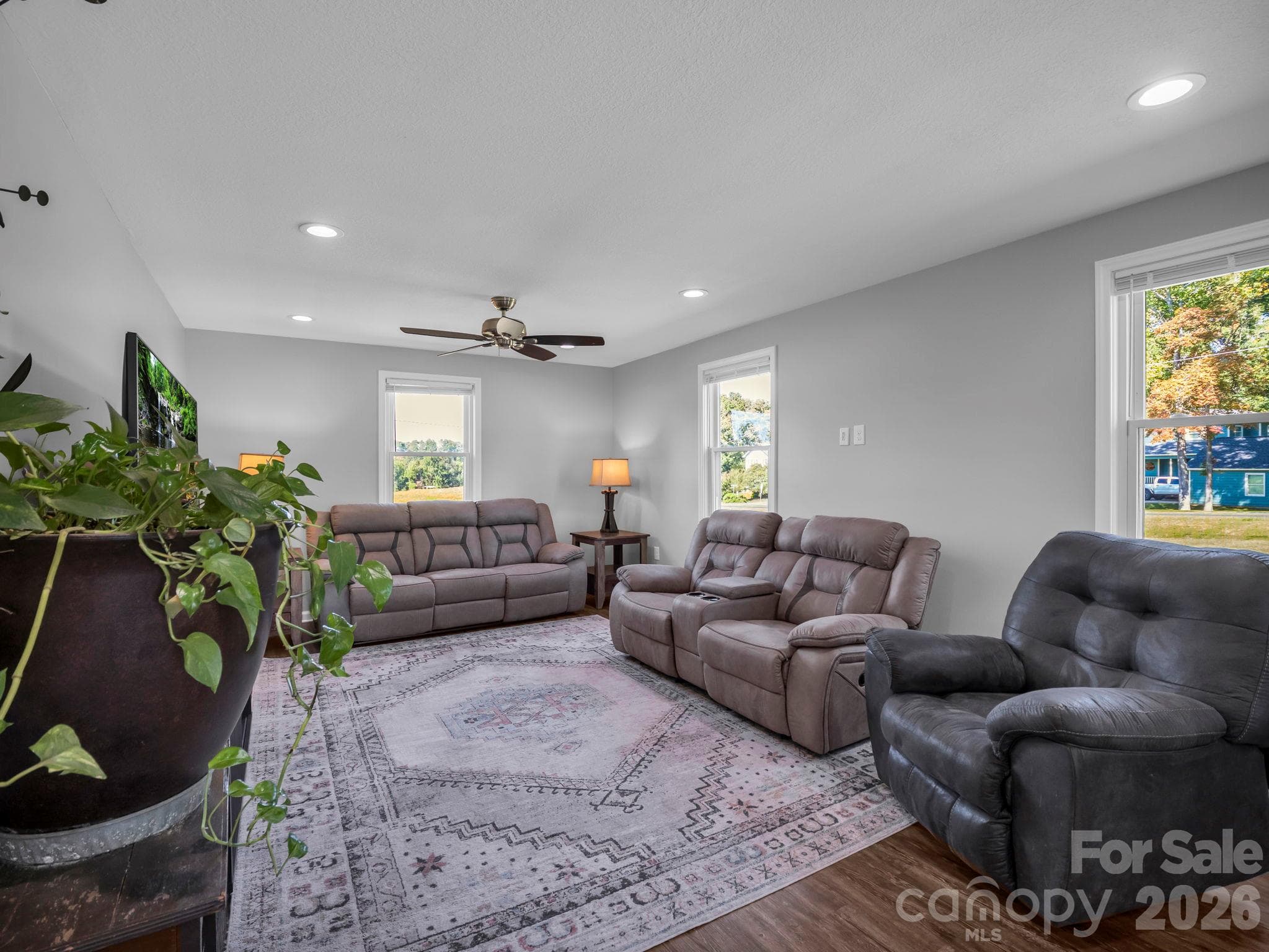 lg. family room - 131 Burch Hutchins Road, Forest City
