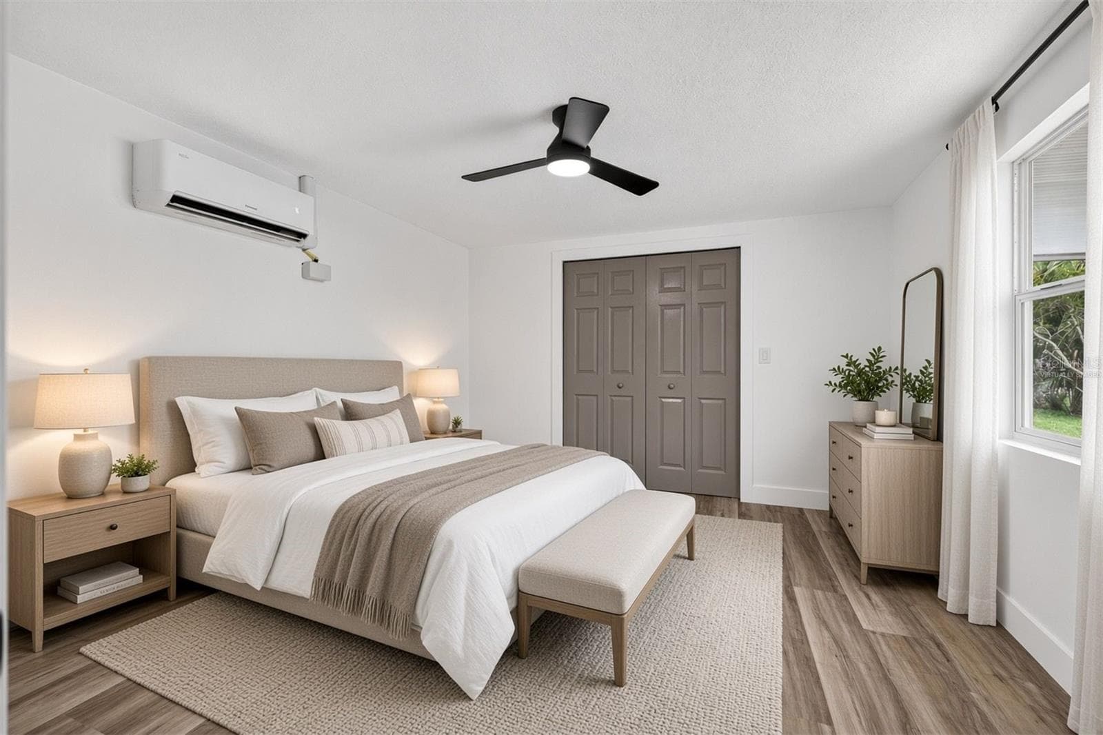 VIRTUALLY STAGED. First Floor Bedroom 1 - 11317 SYLVAN GREEN LN, RIVERVIEW