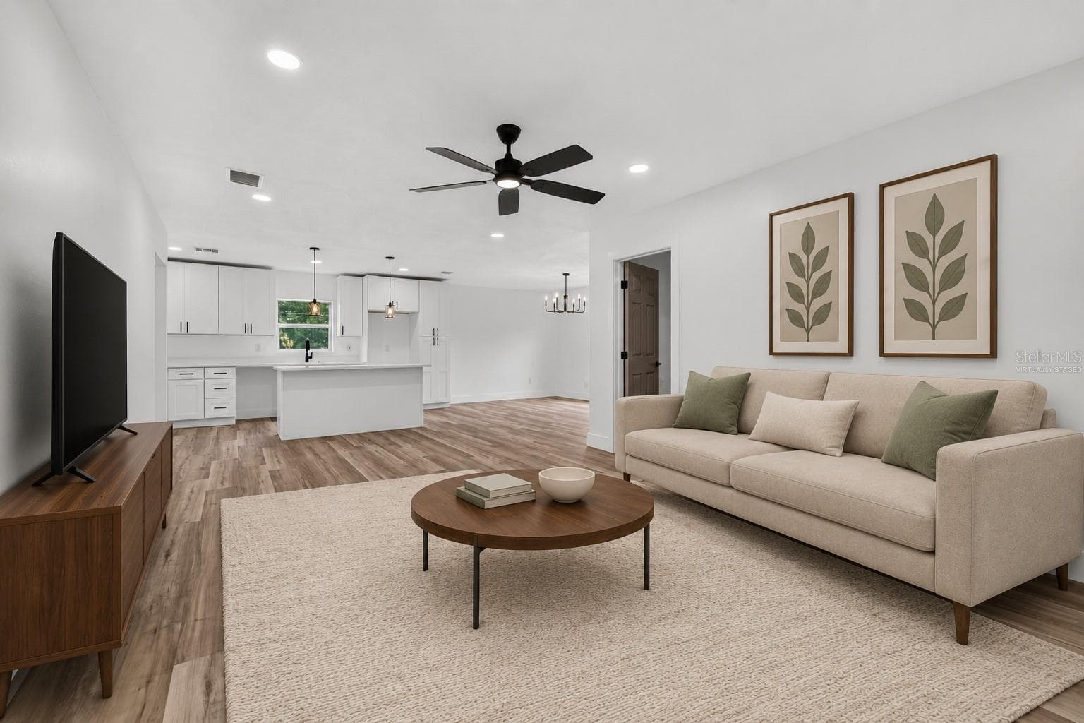 VIRTUALLY STAGED. Second Floor Living Room - 11317 SYLVAN GREEN LN, RIVERVIEW