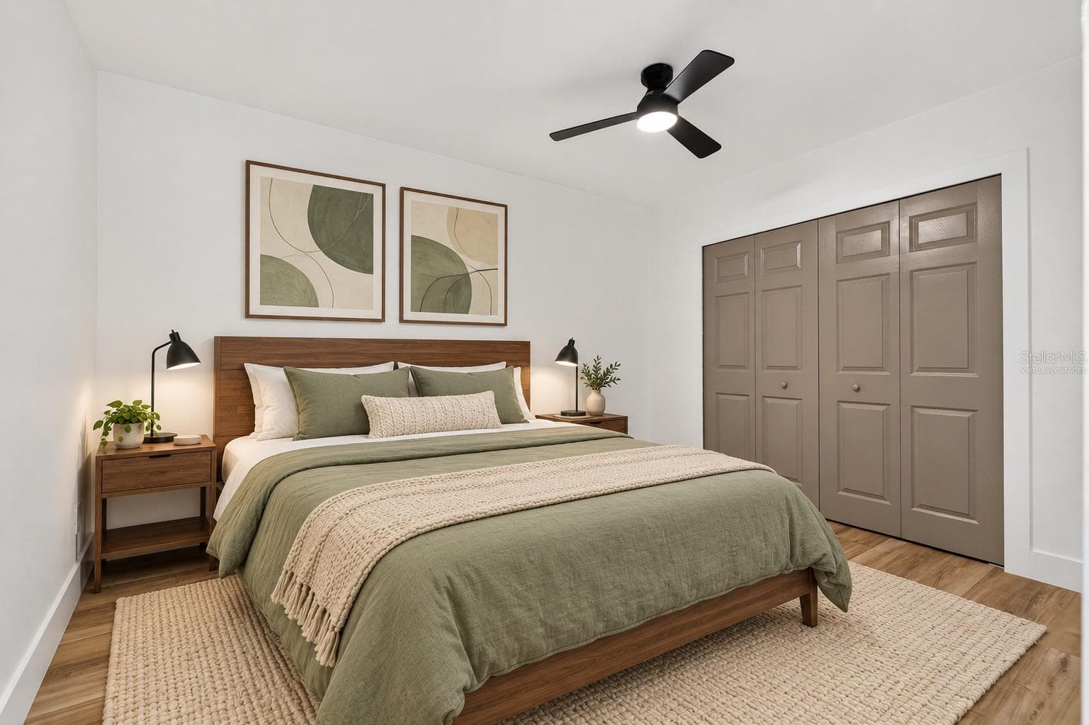 VIRTUALLY STAGED. Second Floor Bedroom 2 - 11317 SYLVAN GREEN LN, RIVERVIEW
