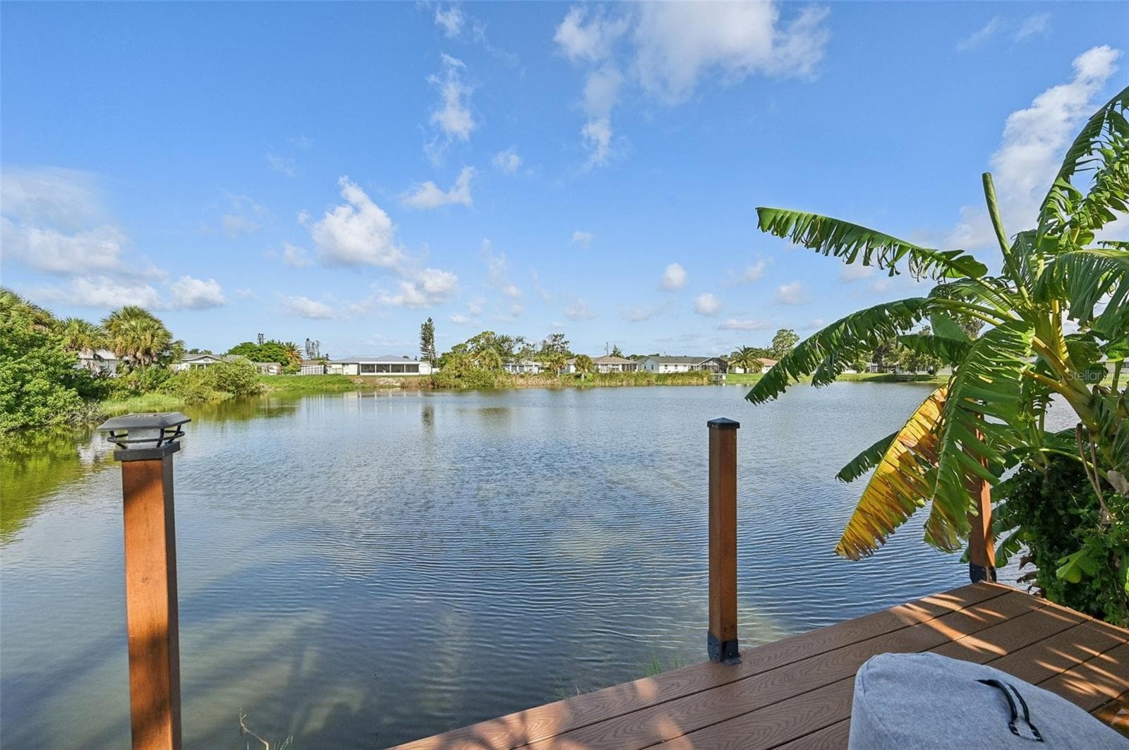 Water view from dock - 1248 JEFFERSON DR, ENGLEWOOD