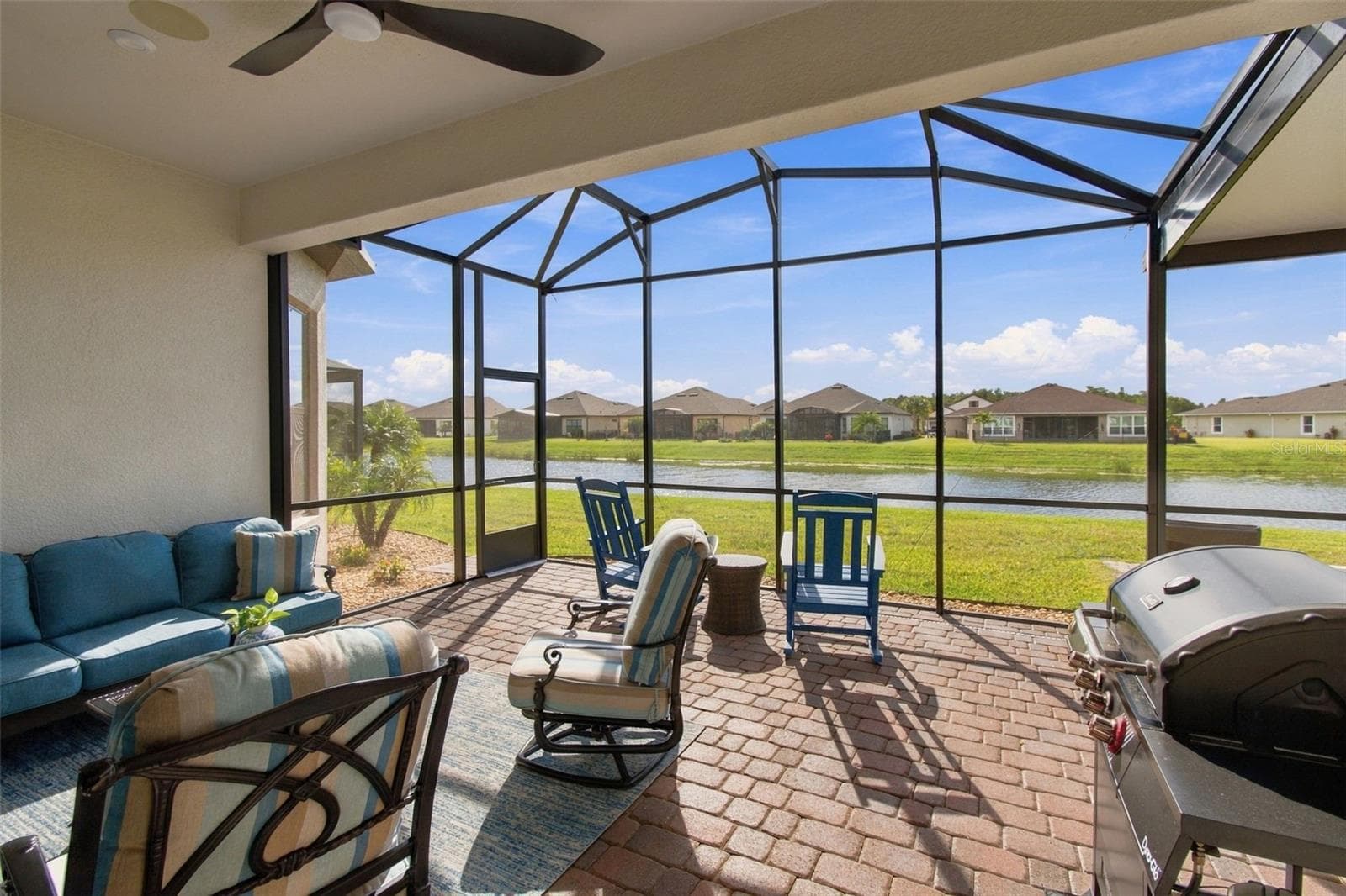 Sealed Brick Paver Deck - 4085 VIA TOLEDO CT, POINCIANA