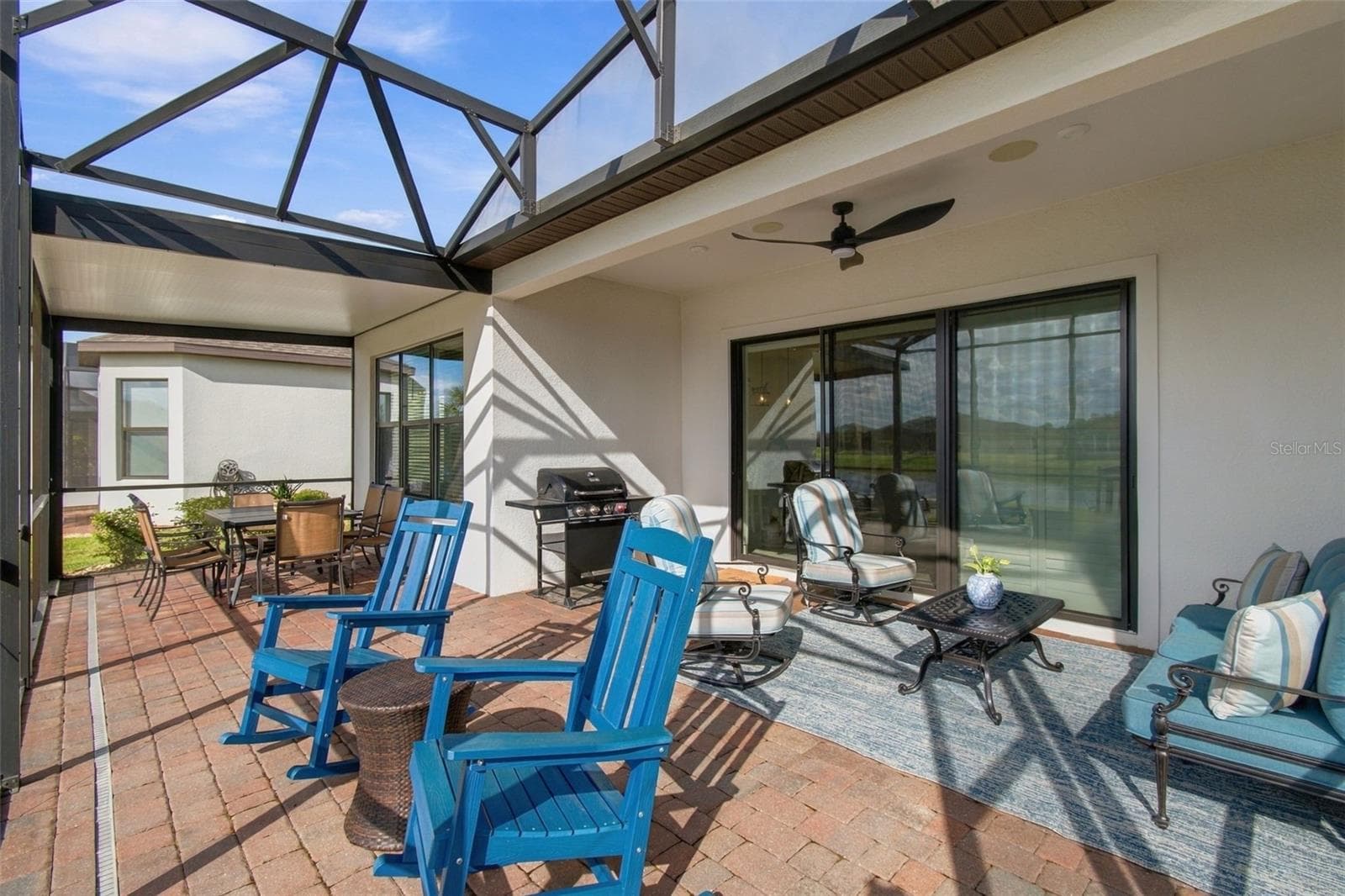 Screened Cov'd Patio - 4085 VIA TOLEDO CT, POINCIANA