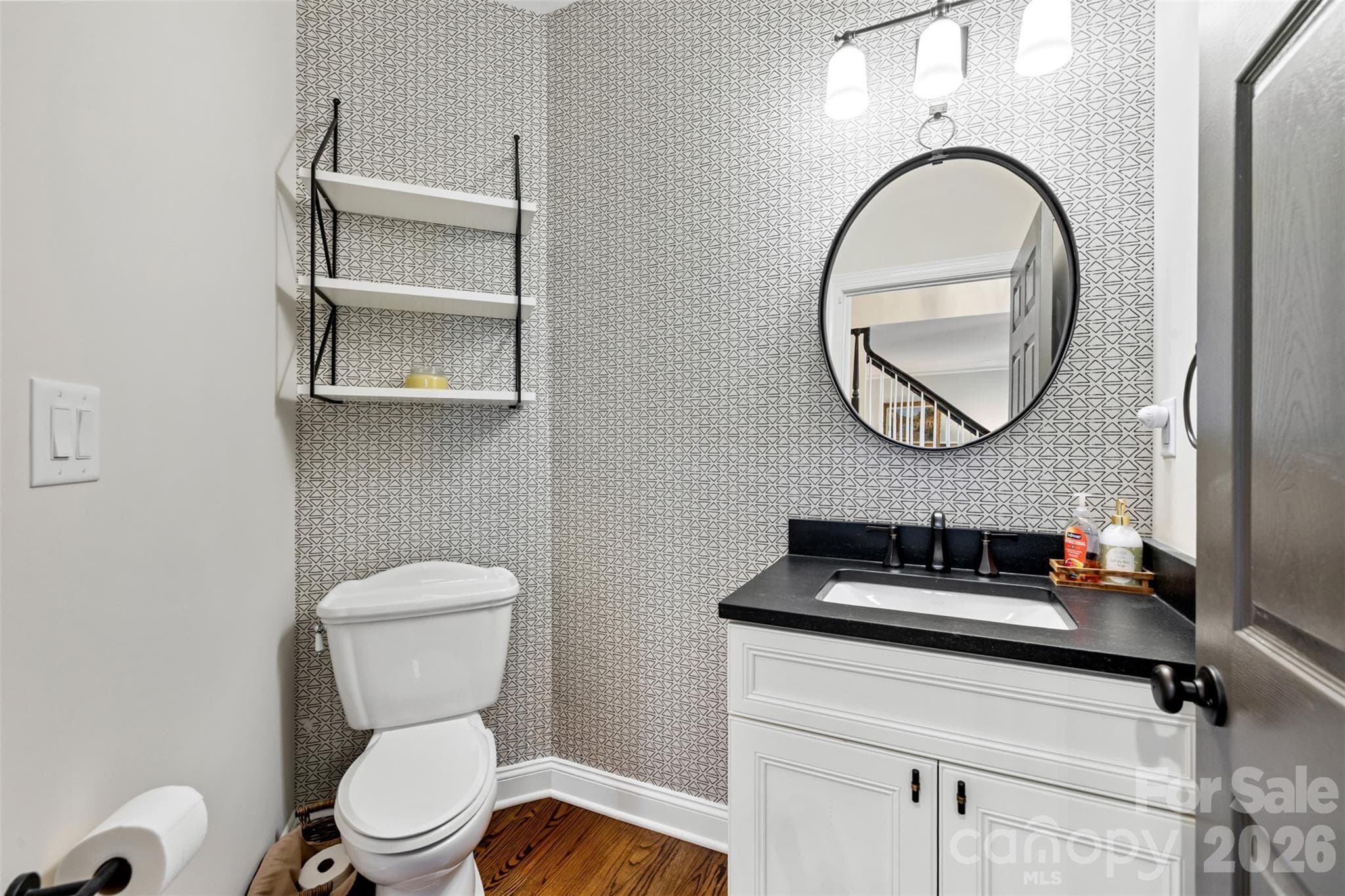 Powder room - 2042 Maynard Road, Charlotte