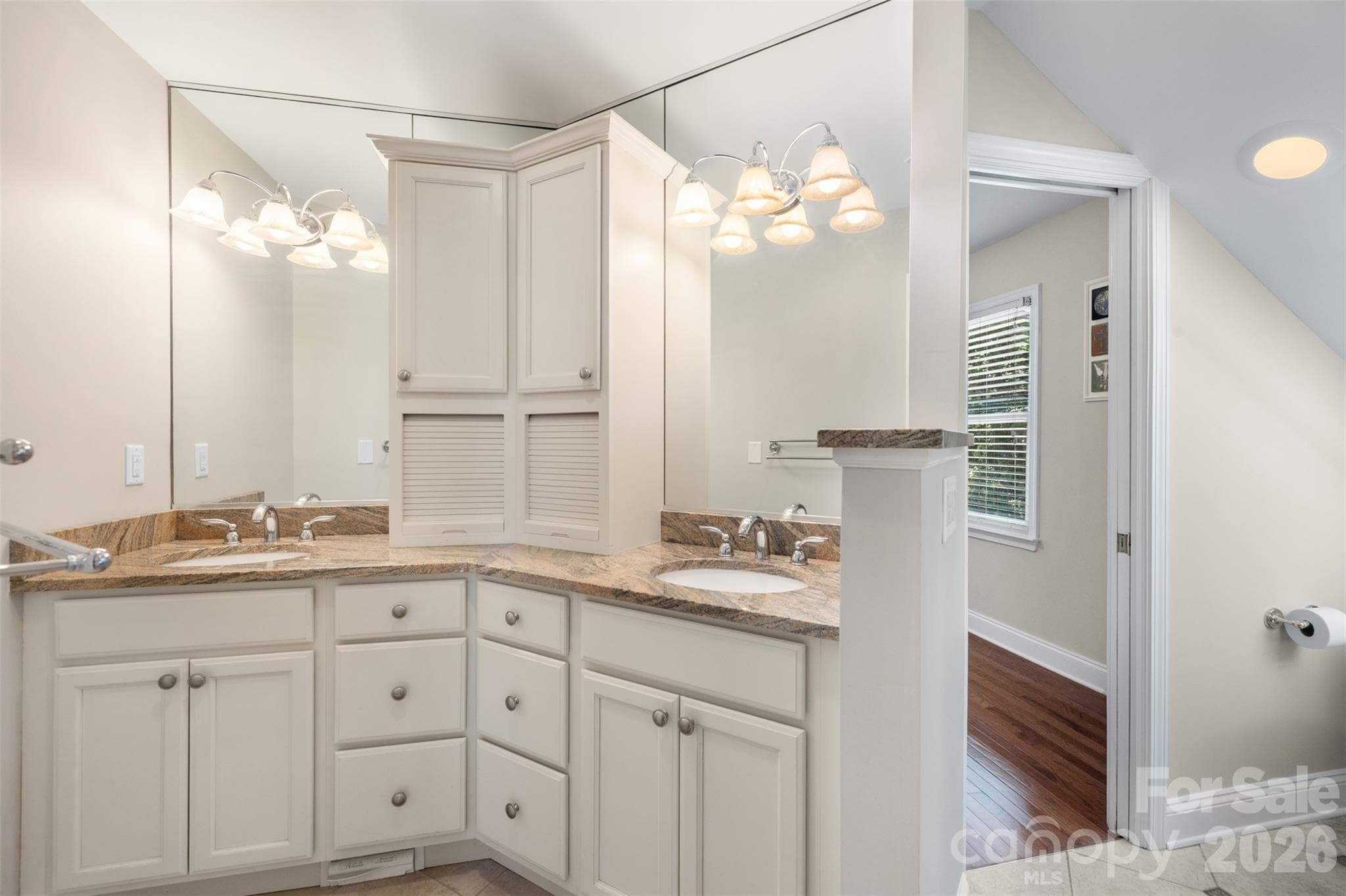 Jack and Jill full bath - 2042 Maynard Road, Charlotte