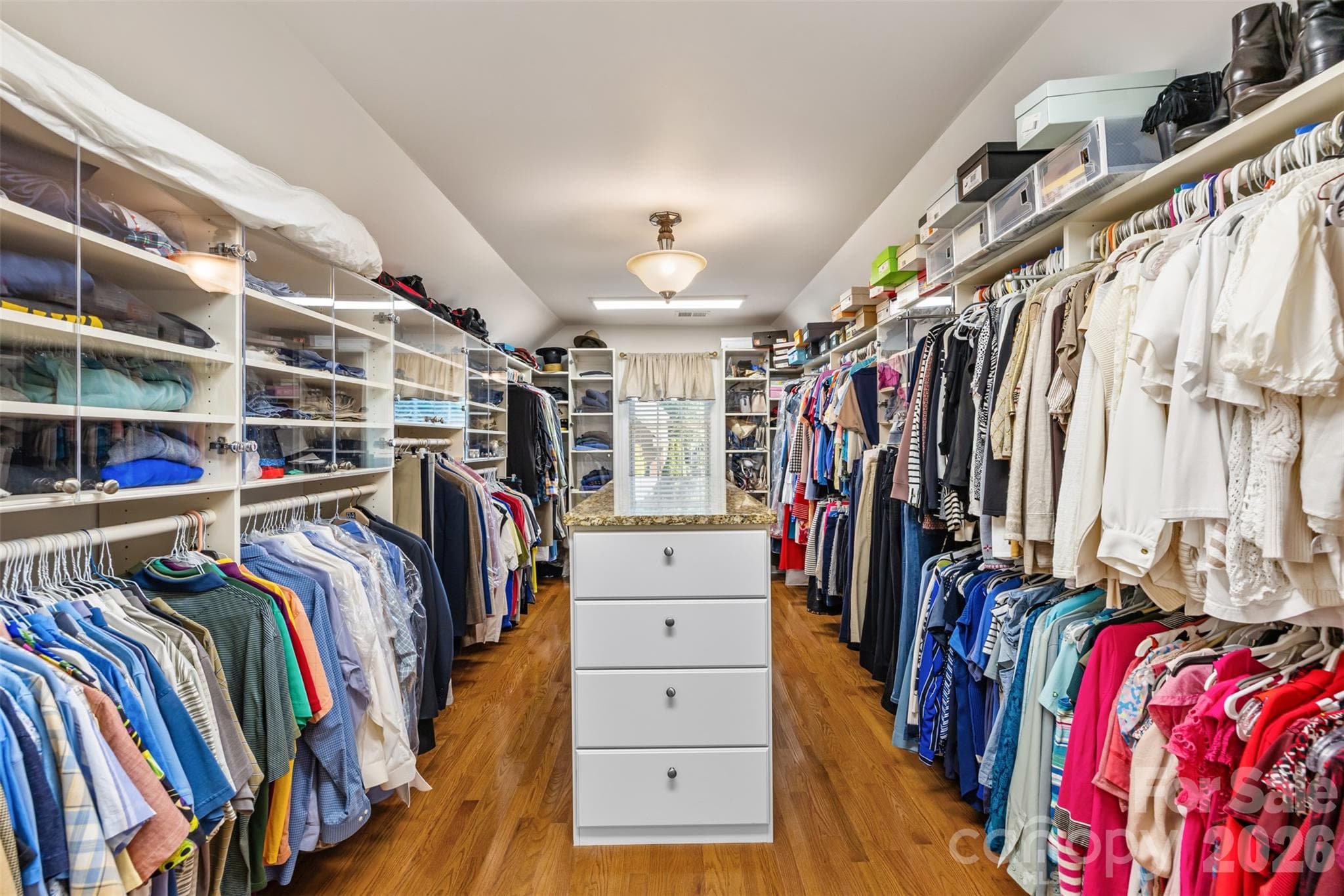 Primary closet - 2042 Maynard Road, Charlotte