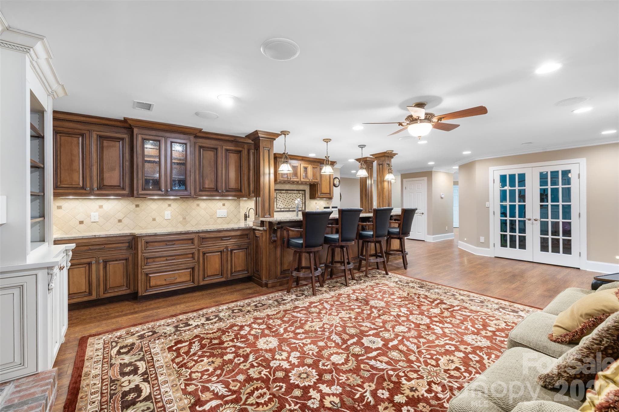 Rec room with wet bar - 2042 Maynard Road, Charlotte