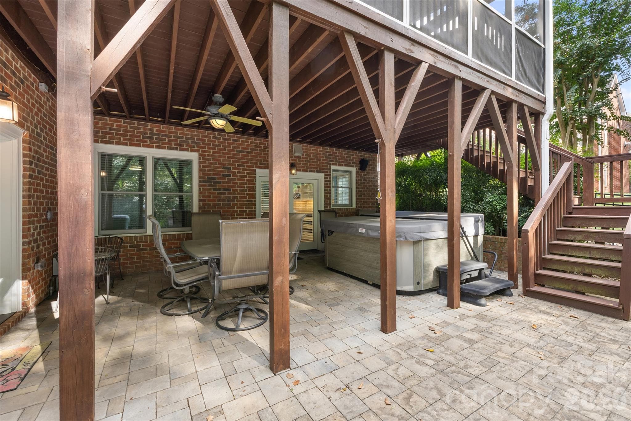Covered patio - 2042 Maynard Road, Charlotte