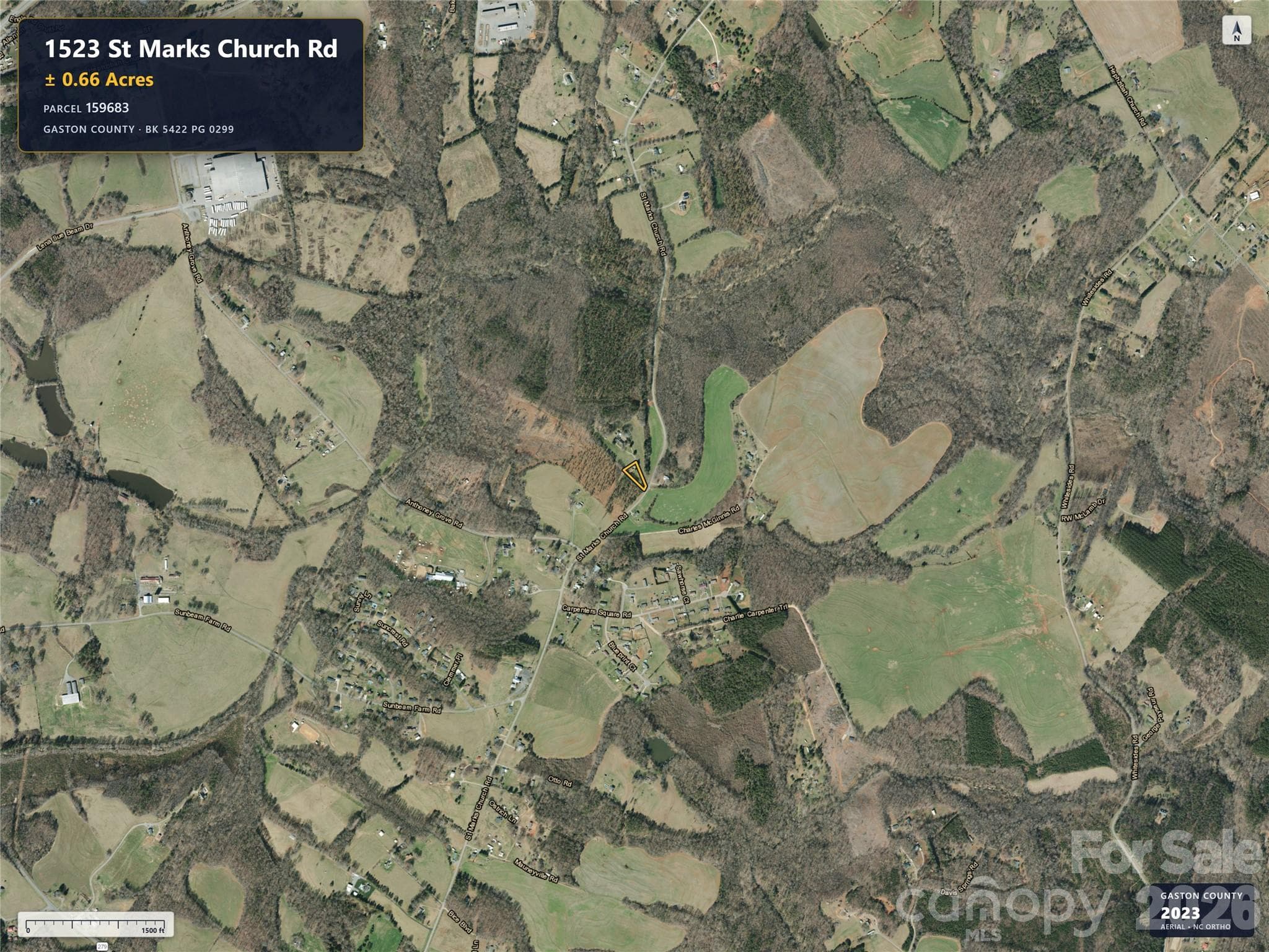 Lot at 1523 St Marks Church Road, Crouse, photo 4 of 5