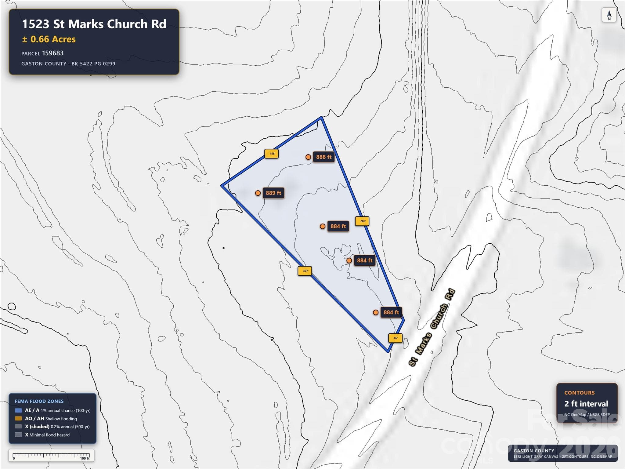 Lot at 1523 St Marks Church Road, Crouse, photo 5 of 5