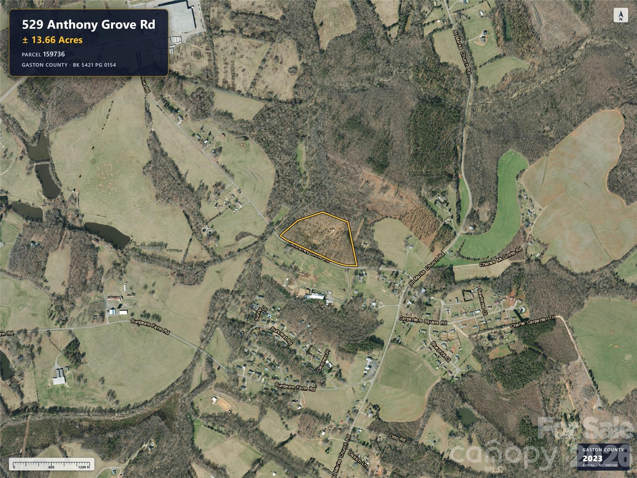 Acreage at 529 Anthony Grove Road, Crouse, photo 3 of 5