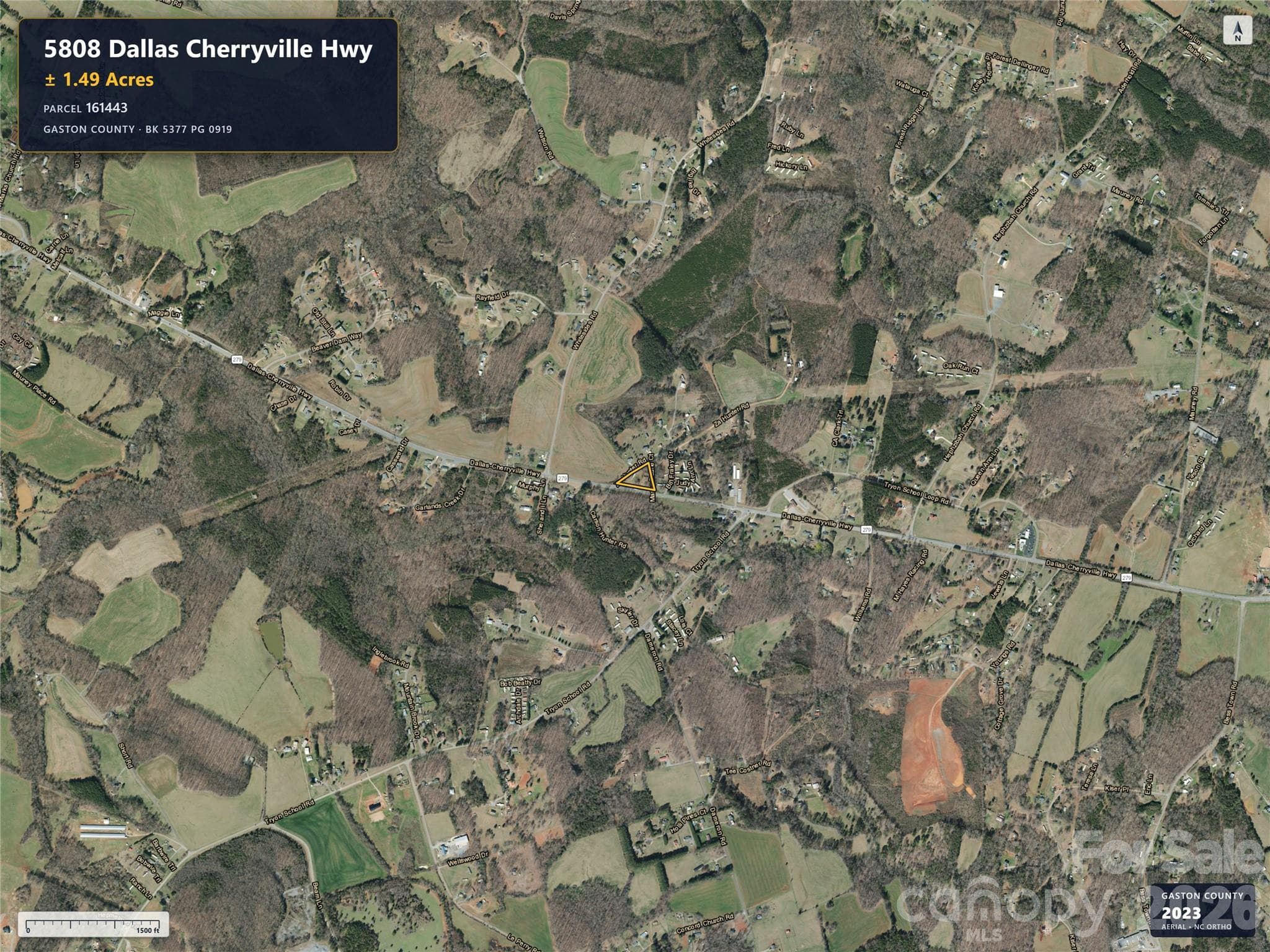 Lot at 5808 Dallas Cherryville Highway, Bessemer City, photo 4 of 5