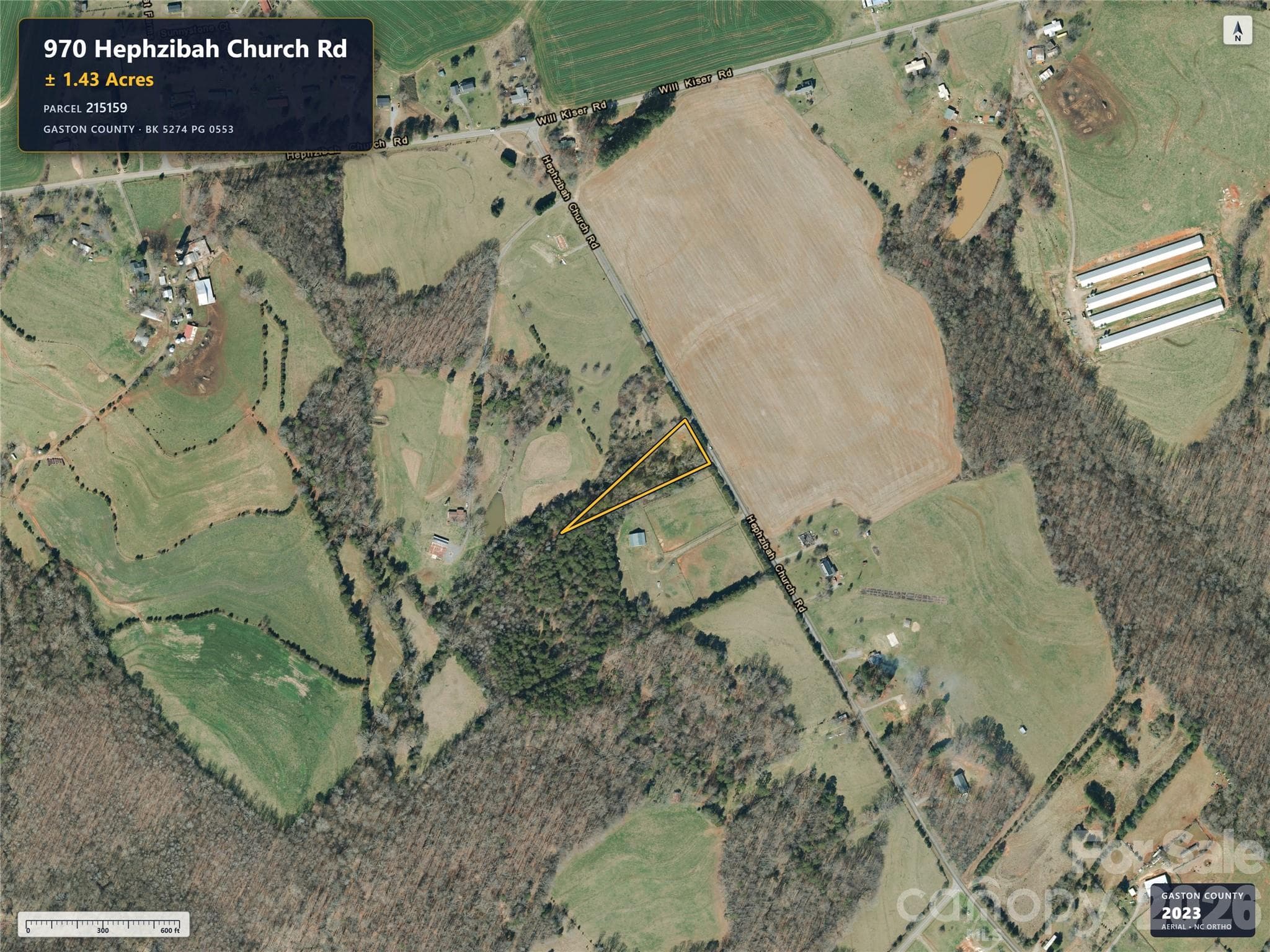Lot at 970 Hephzibah Church Road, Crouse, photo 3 of 5