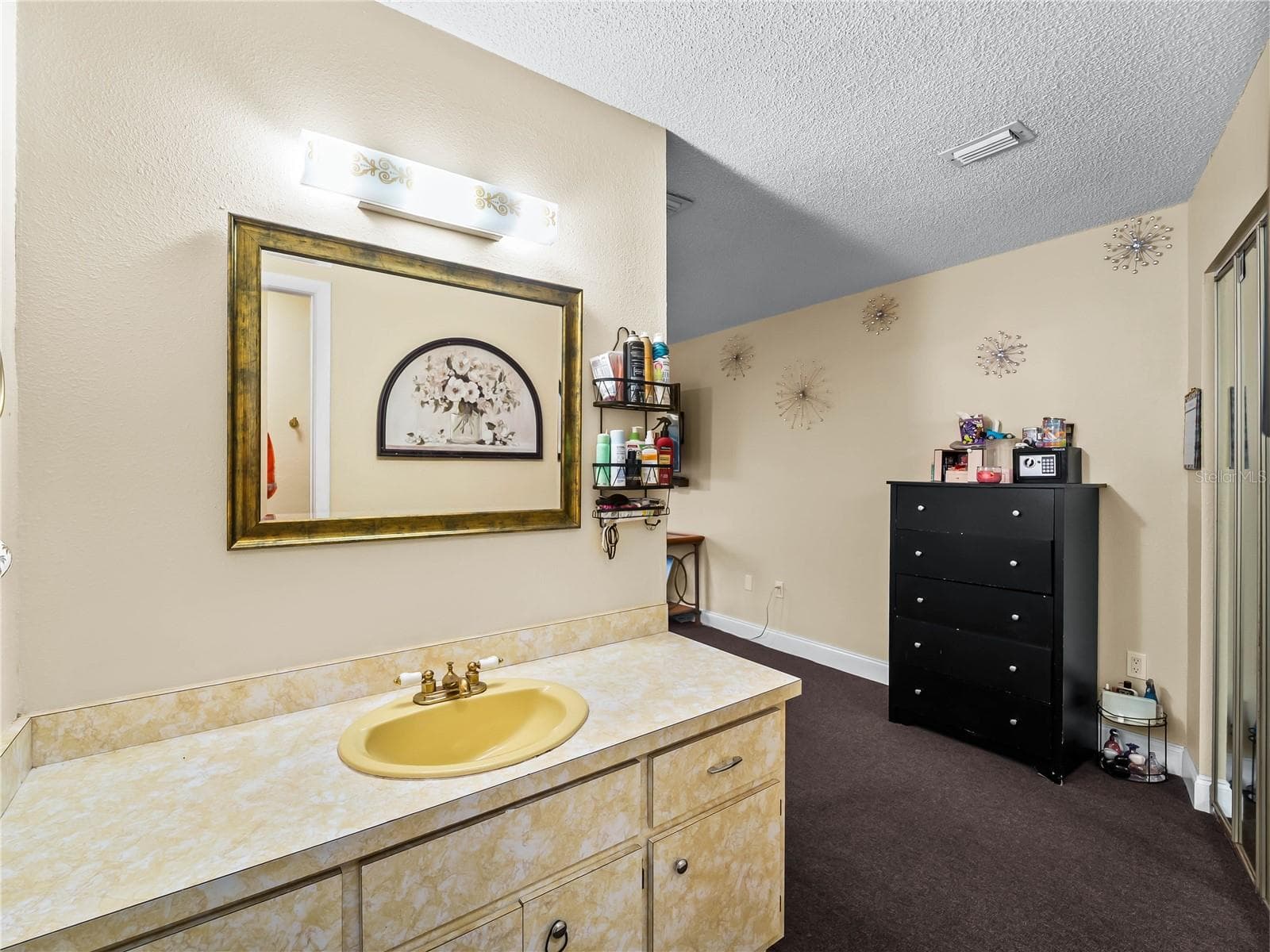 Primary bedrooms oversized vanity - walk-in closet on the right. - 20343 RUTHERFORD AVE, PORT CHARLOTTE