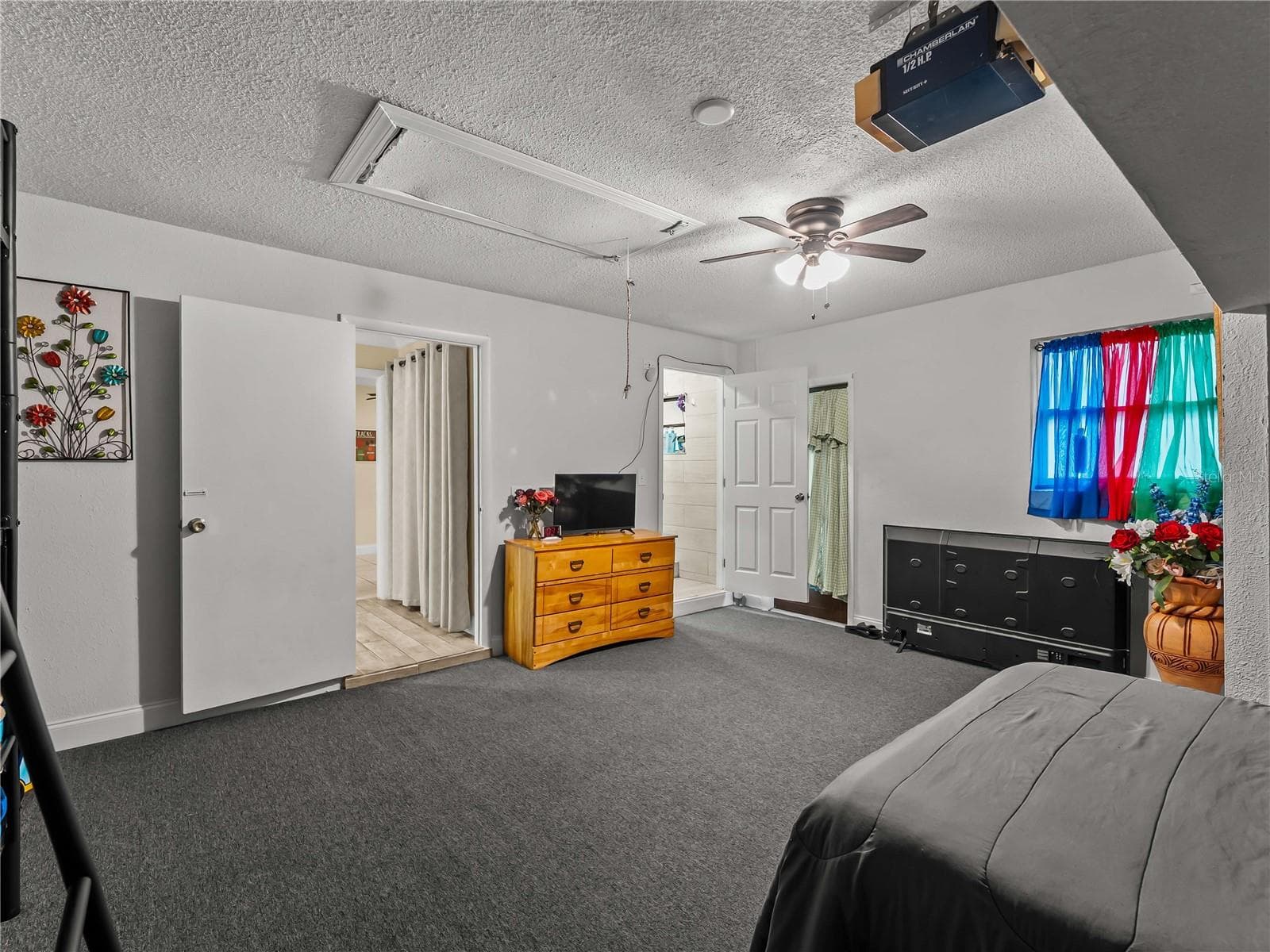 Bedroom #4 - view 3.  Door to the exterior is behind the open bathroom door. - 20343 RUTHERFORD AVE, PORT CHARLOTTE