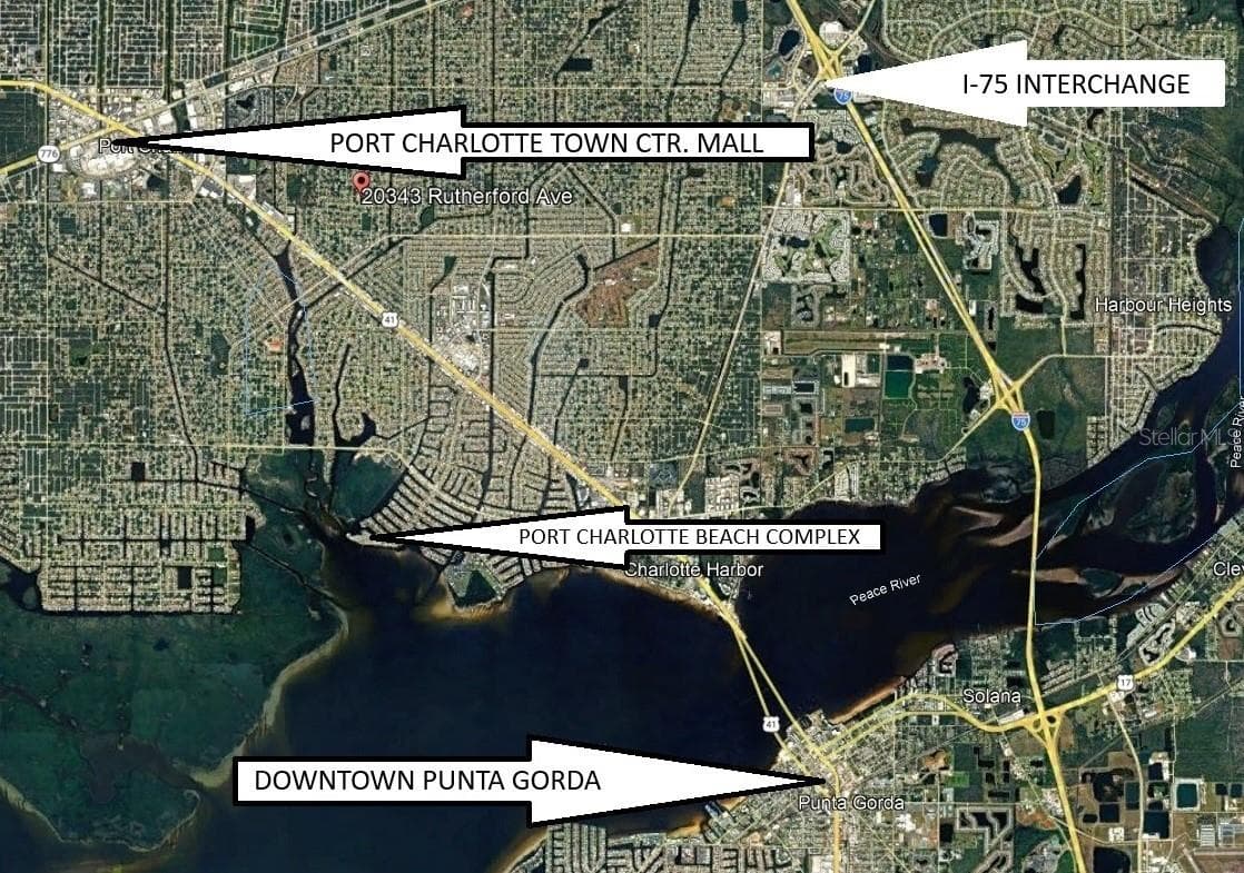 Truly a 'central' location. - 20343 RUTHERFORD AVE, PORT CHARLOTTE