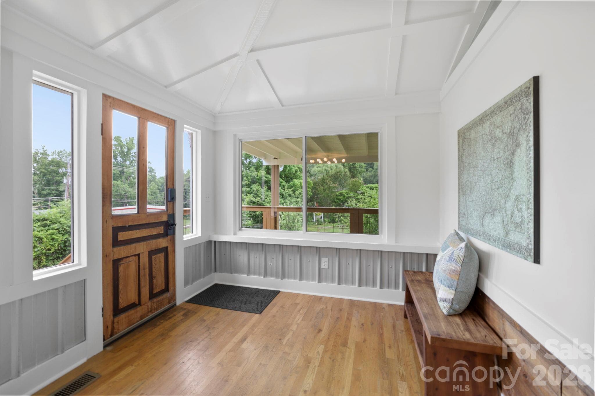 Foyer addition off living area - 2252 Riceville Road, Asheville
