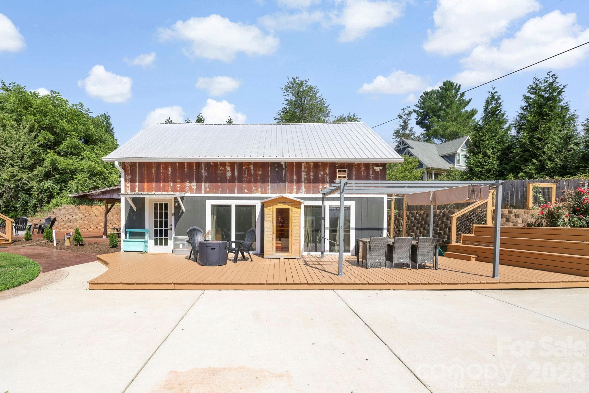 ADU porch - 2252 Riceville Road, Asheville