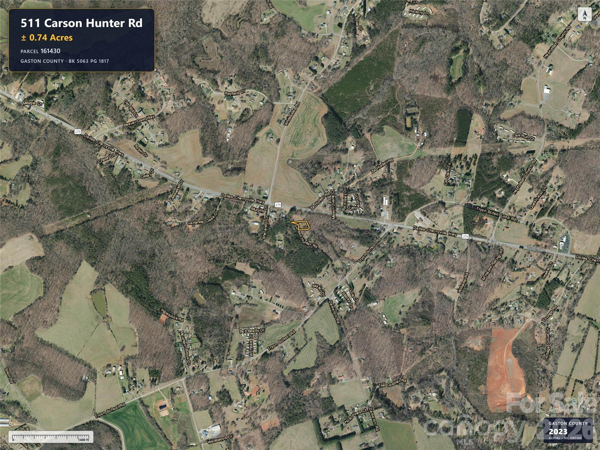 Lot at 511 Carson Hunter Road, Bessemer City, photo 4 of 5