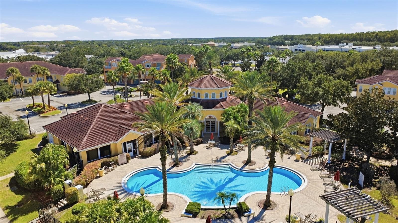 Aerial of Amenity Pool - 12106 POPPY FIELD LN #106, ORLANDO