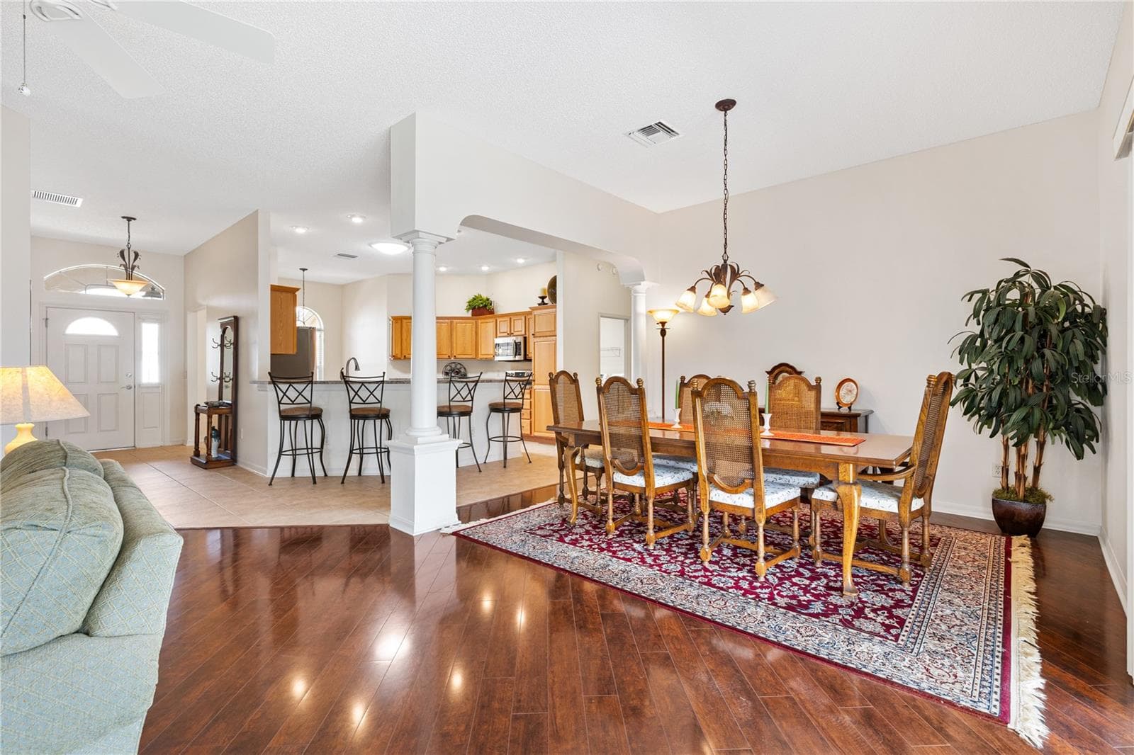 DINING / KITCHEN VIEW - 1318 GREENVILLE WAY, THE VILLAGES