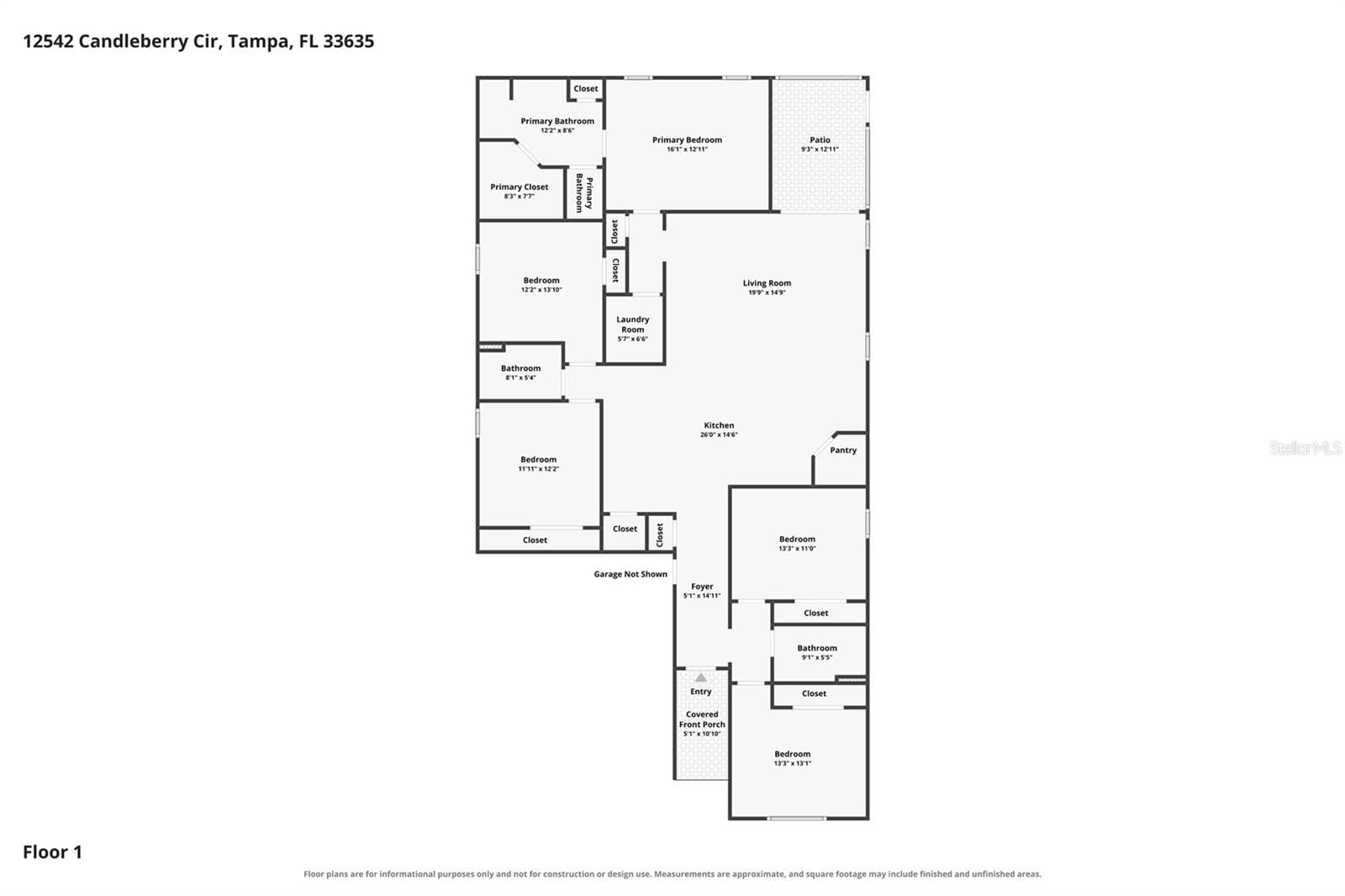 Single Family Residence at 12542 CANDLEBERRY CIR, TAMPA, photo 47 of 47