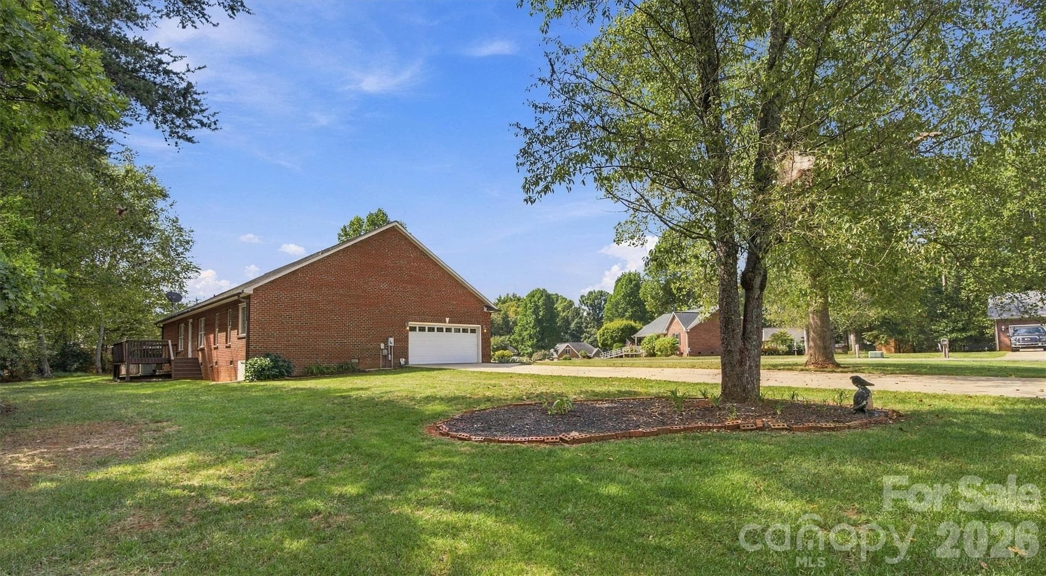 Expansive Side/Backyard View - 3656 Woodgreen Drive, Lincolnton