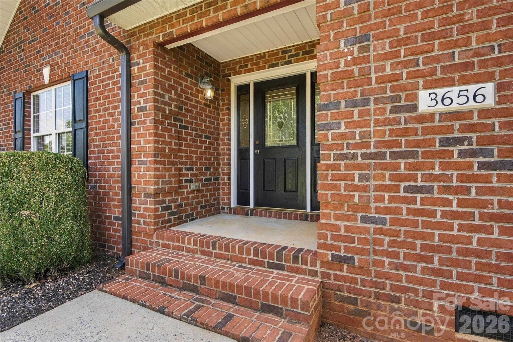 Focused Front Entry View - 3656 Woodgreen Drive, Lincolnton
