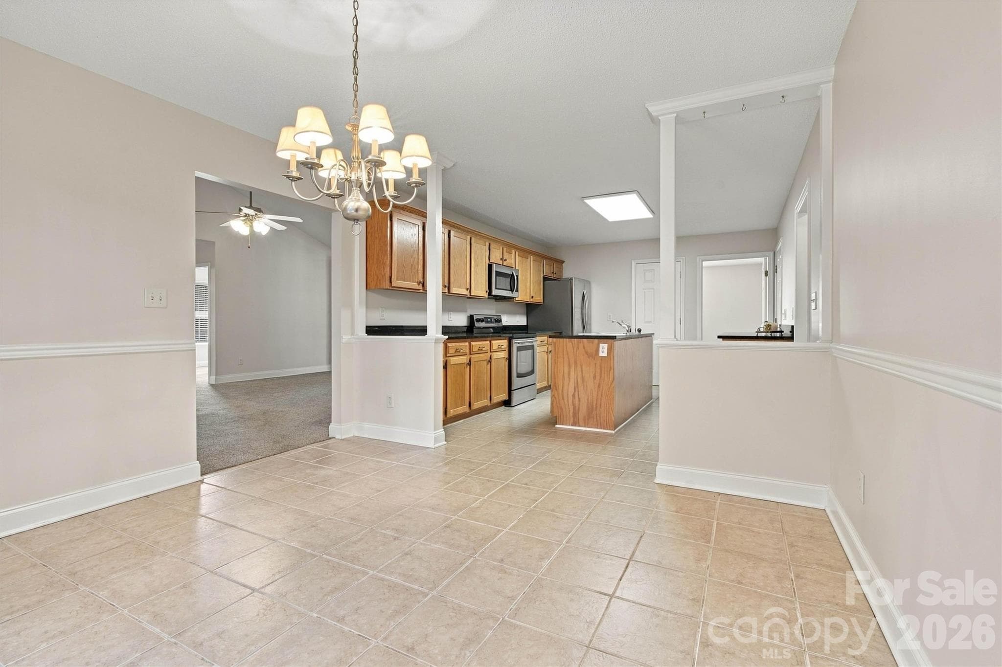 Informal Dining/Kitchen View - 3656 Woodgreen Drive, Lincolnton