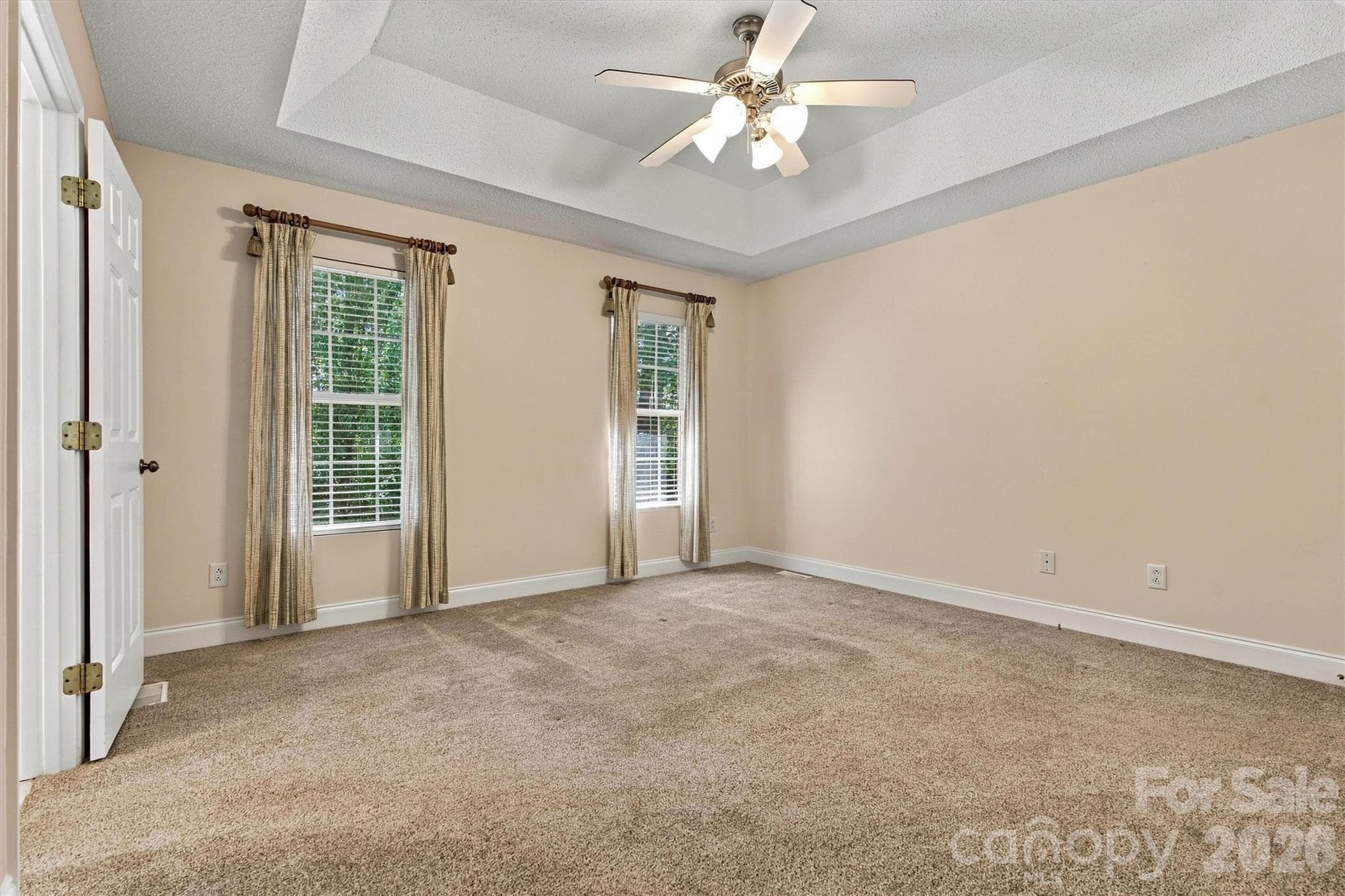 Primary Bedroom/Window View - 3656 Woodgreen Drive, Lincolnton