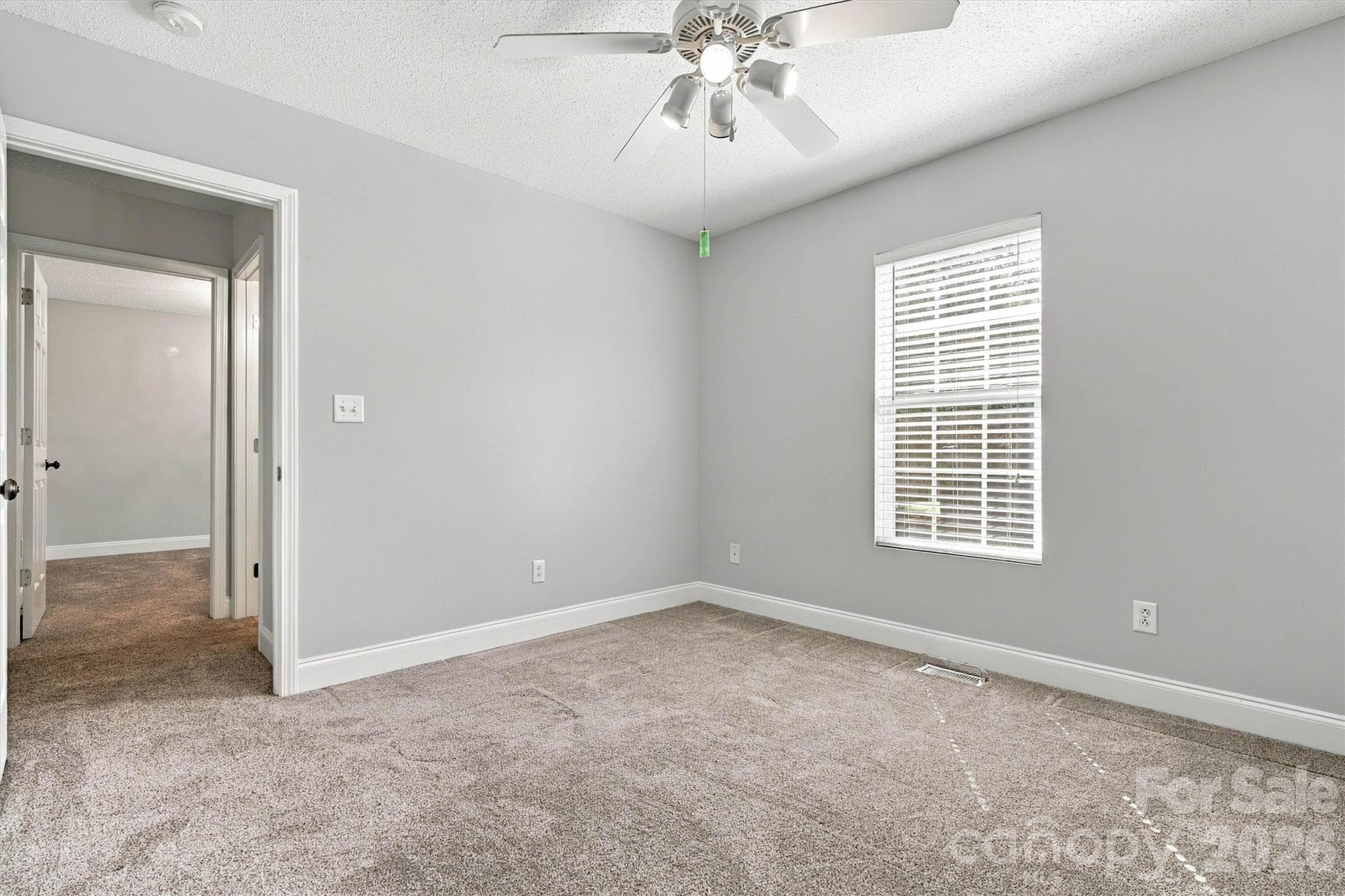 Third Guest Room/Window View - 3656 Woodgreen Drive, Lincolnton