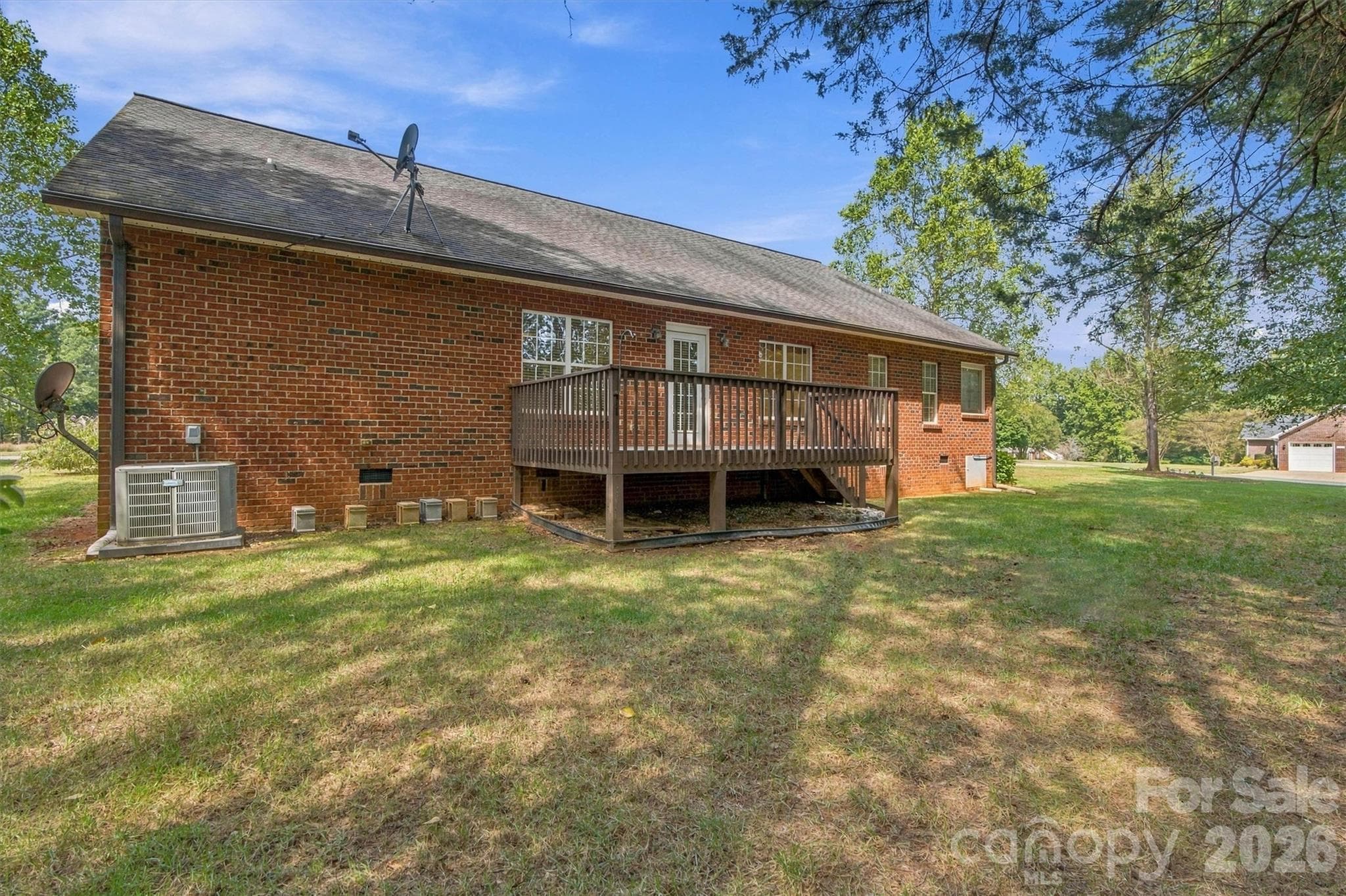 Focused Back View - 3656 Woodgreen Drive, Lincolnton