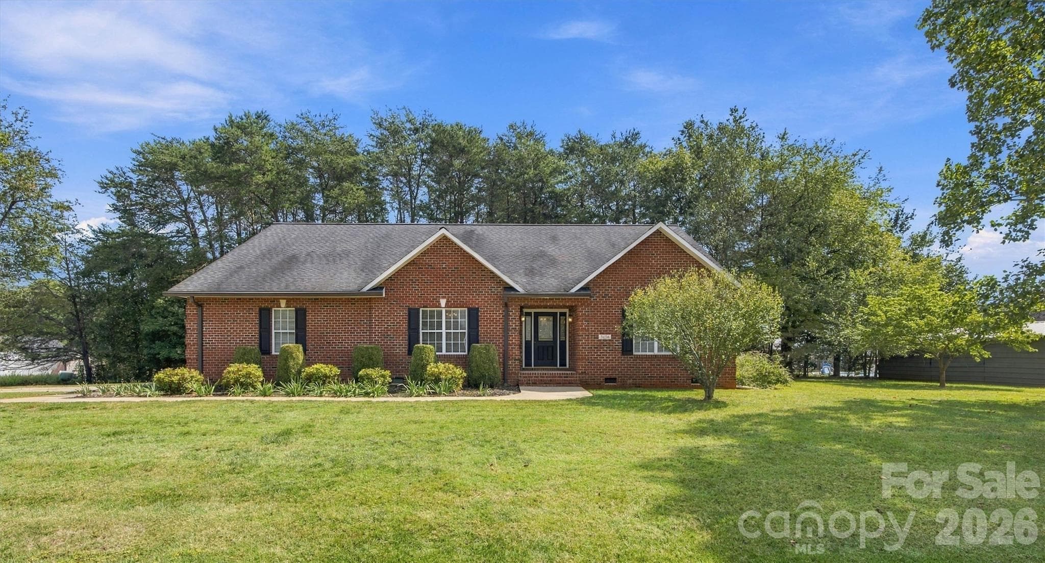 Focused Front View - 3656 Woodgreen Drive, Lincolnton