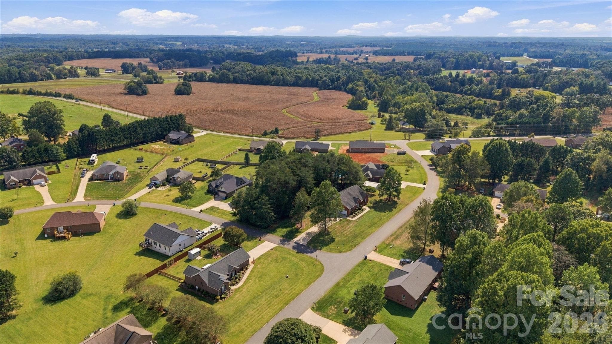 Long Range Aerial View - 3656 Woodgreen Drive, Lincolnton