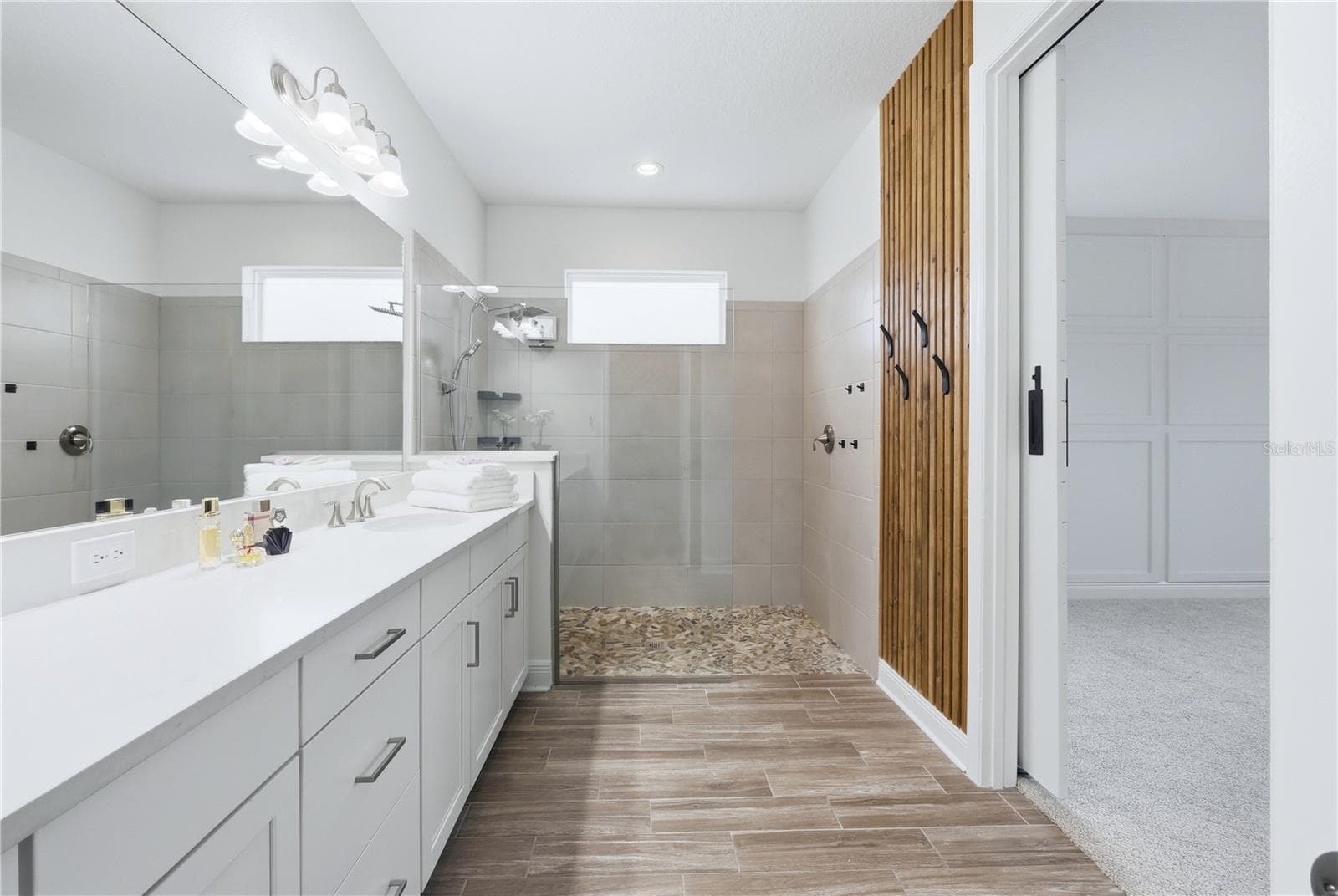 Spa Inspired Bathroom - 5542 NATIVE HENNA CT, SARASOTA