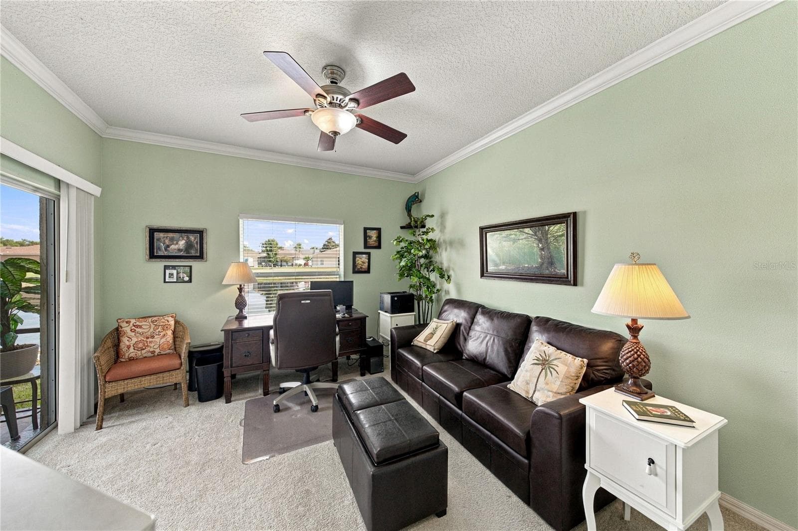 The third bedroom is currently used as a home office and is at the rear of the home. - 4232 DORNOCH DR, LAKE WALES