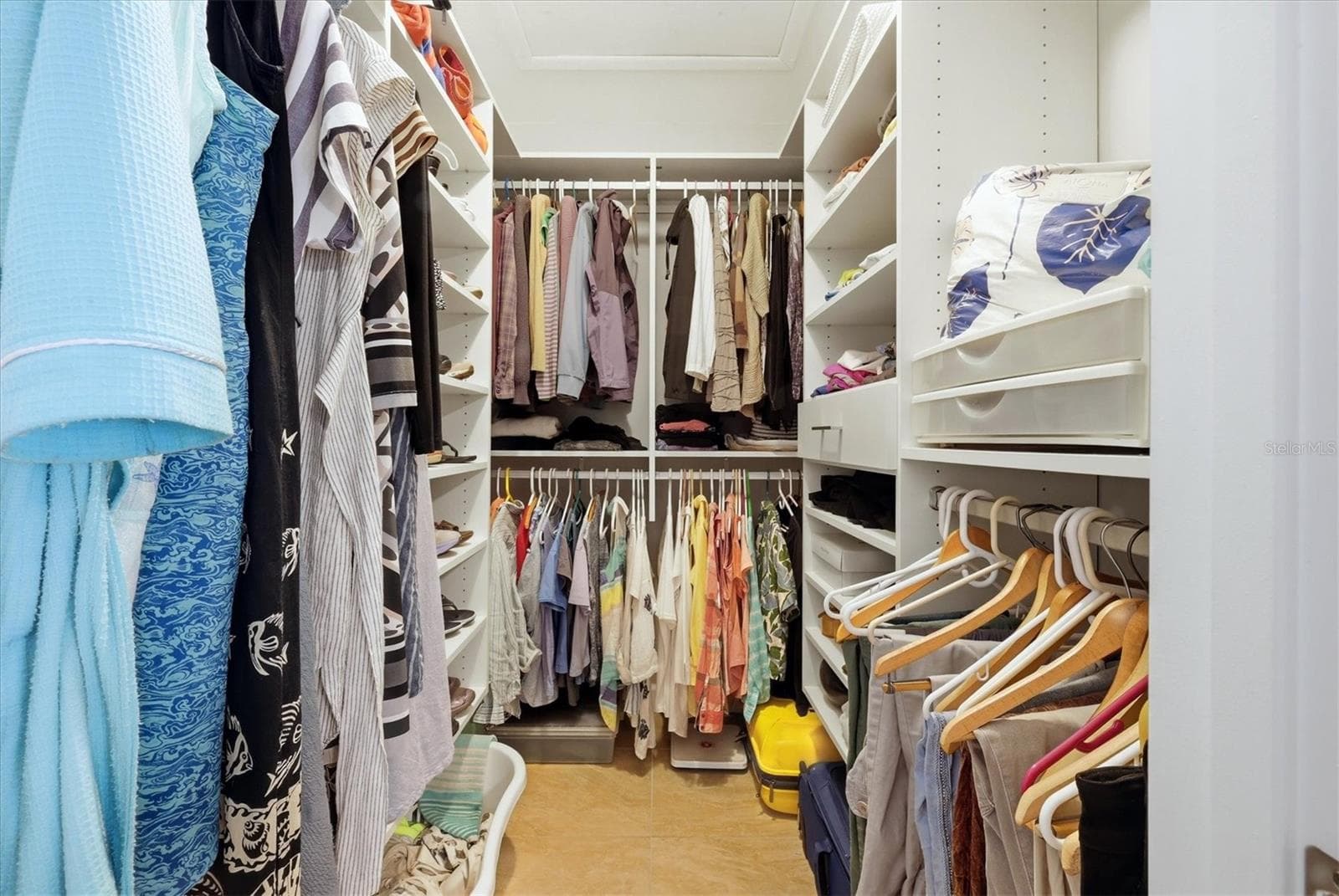 Primary Bedroom Closet Doctor...walk in closet - 3944 LAKESIDE RD #160, SARASOTA