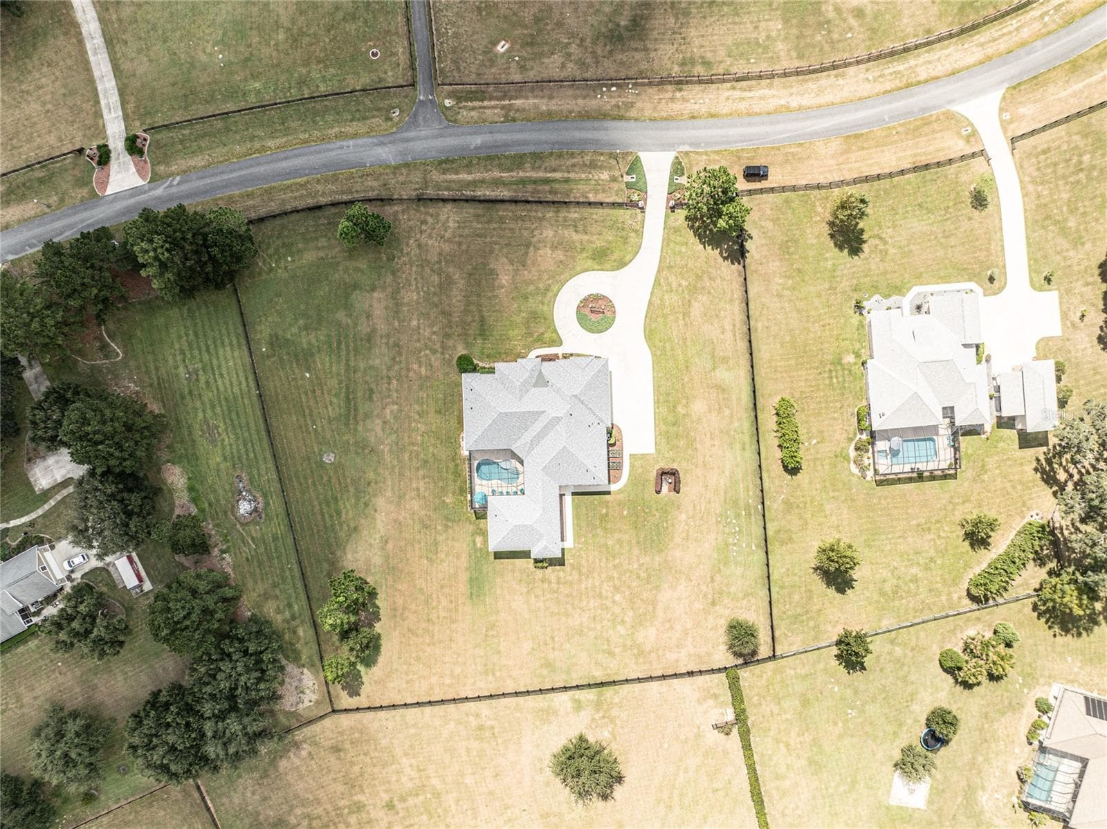 Aerial view of home - 10640 NE 27TH ST, OXFORD