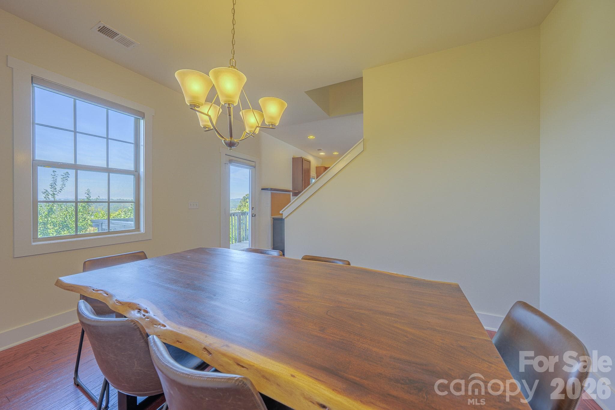 Dining Room with Long Range Mountain Views - 623 Cardwell Lane, Fletcher