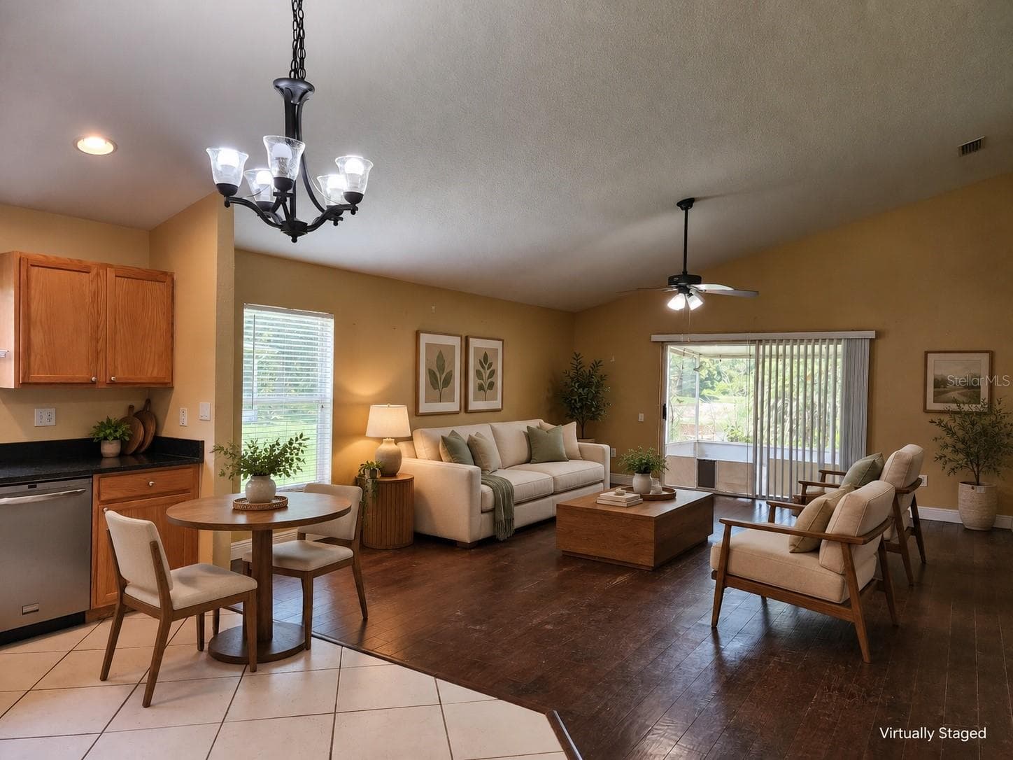 Staged Living/Dining Area - 30702 IVERSON DR, WESLEY CHAPEL