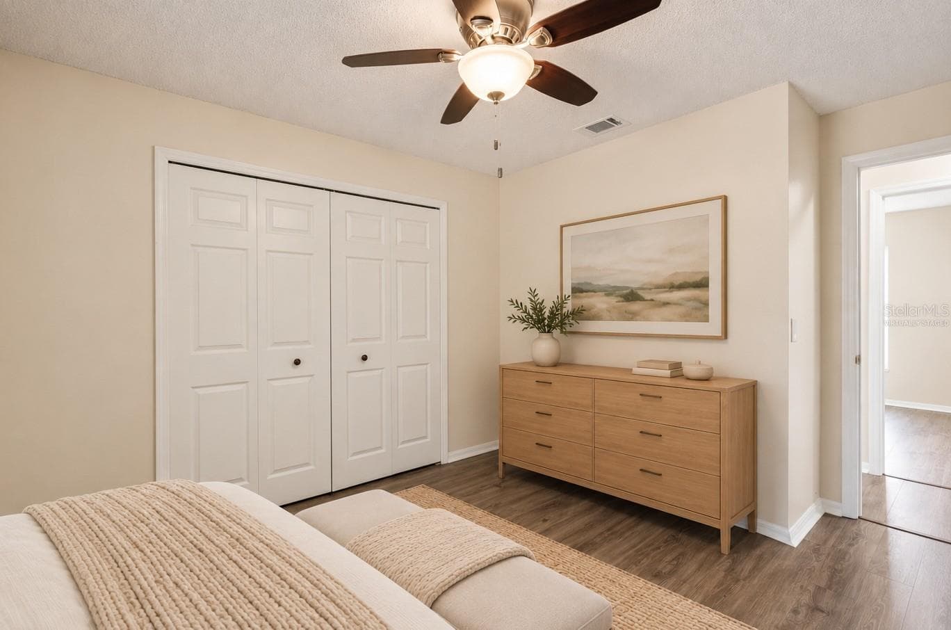 Bedroom 2 - Virtually Staged - 2846 LAFOY CT, DELTONA