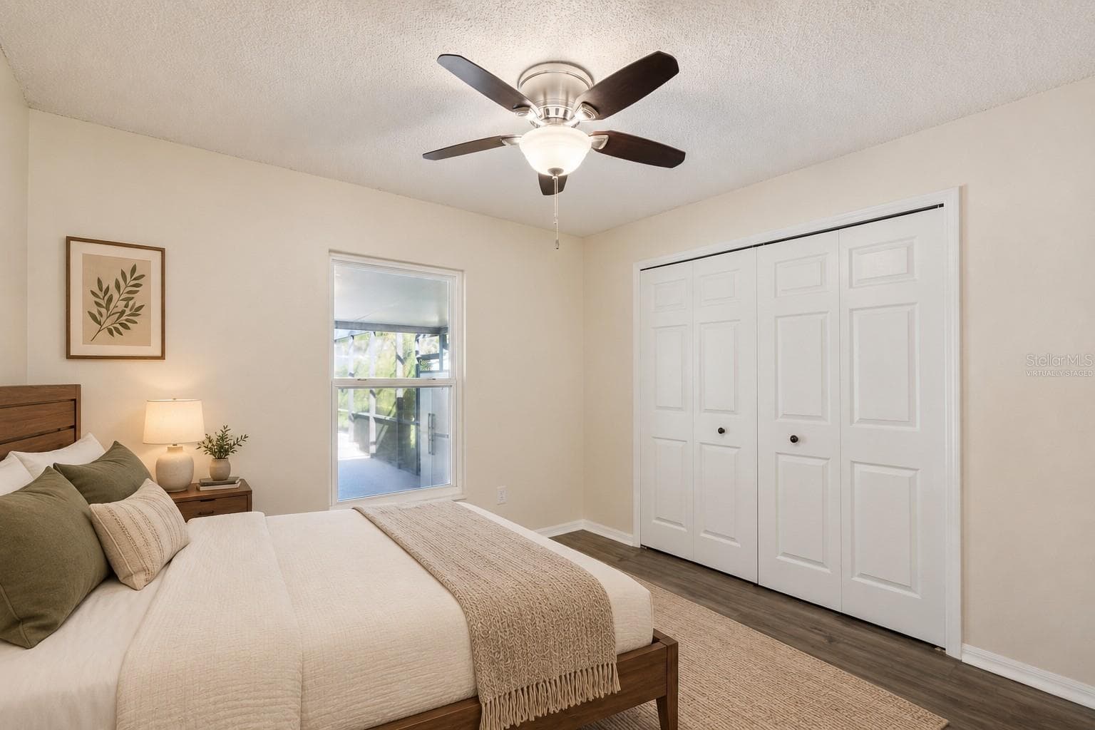 Bedroom 2 - Virtually Staged - 2846 LAFOY CT, DELTONA