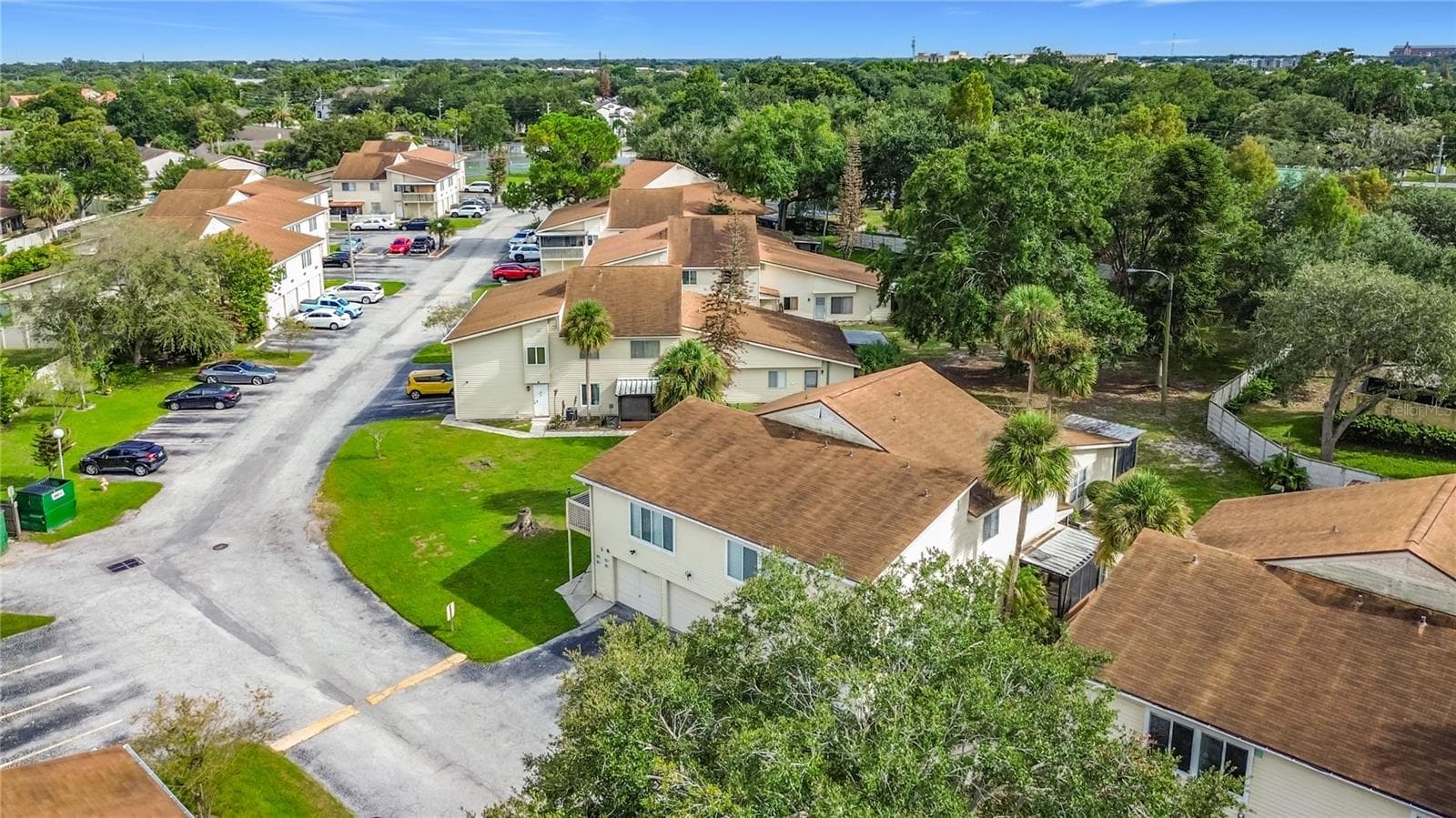 Aerial view of the townhome community. - 1106 SPRING MEADOW DR, KISSIMMEE