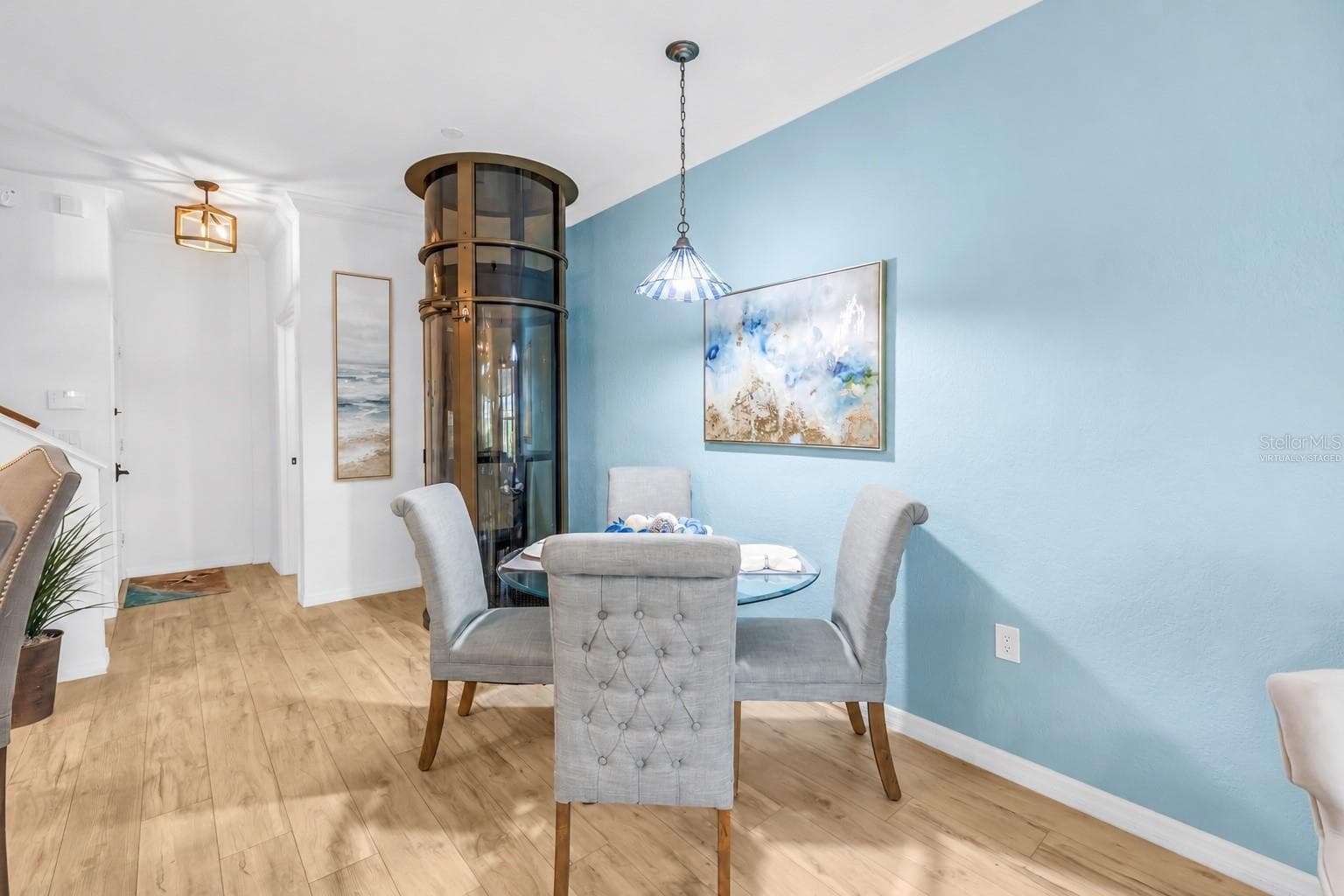Private in-home elevator is thoughtfully integrated into the main living level. - 350 2ND ST N #6, ST PETERSBURG