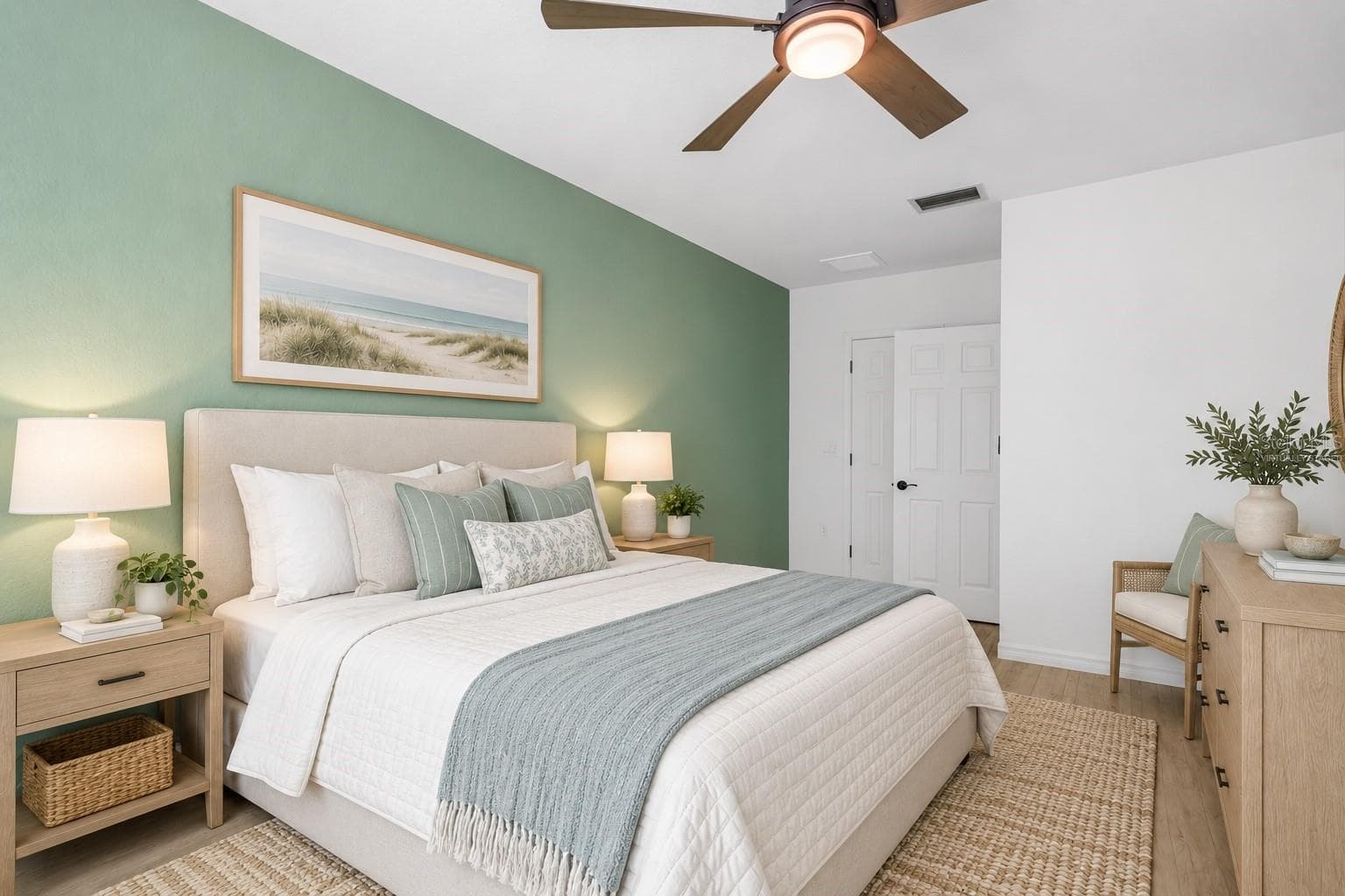Virtually Staged: Bedroom 3 - 350 2ND ST N #6, ST PETERSBURG
