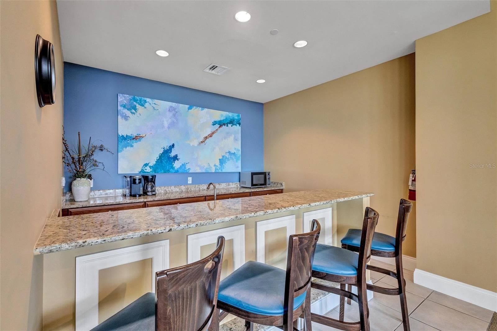 Bar in Social Room - 130 RIVIERA DUNES WAY #701, PALMETTO