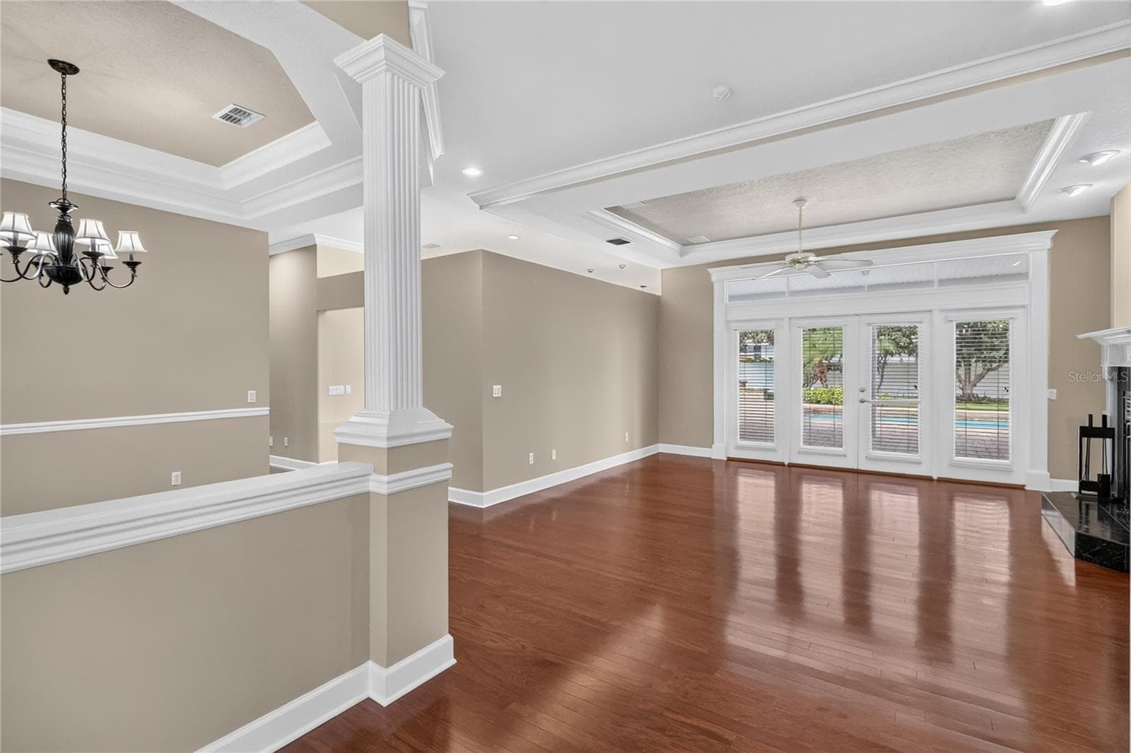 View of the French Doors - 734 HIGHLANDS PLACE BLVD, LAKELAND
