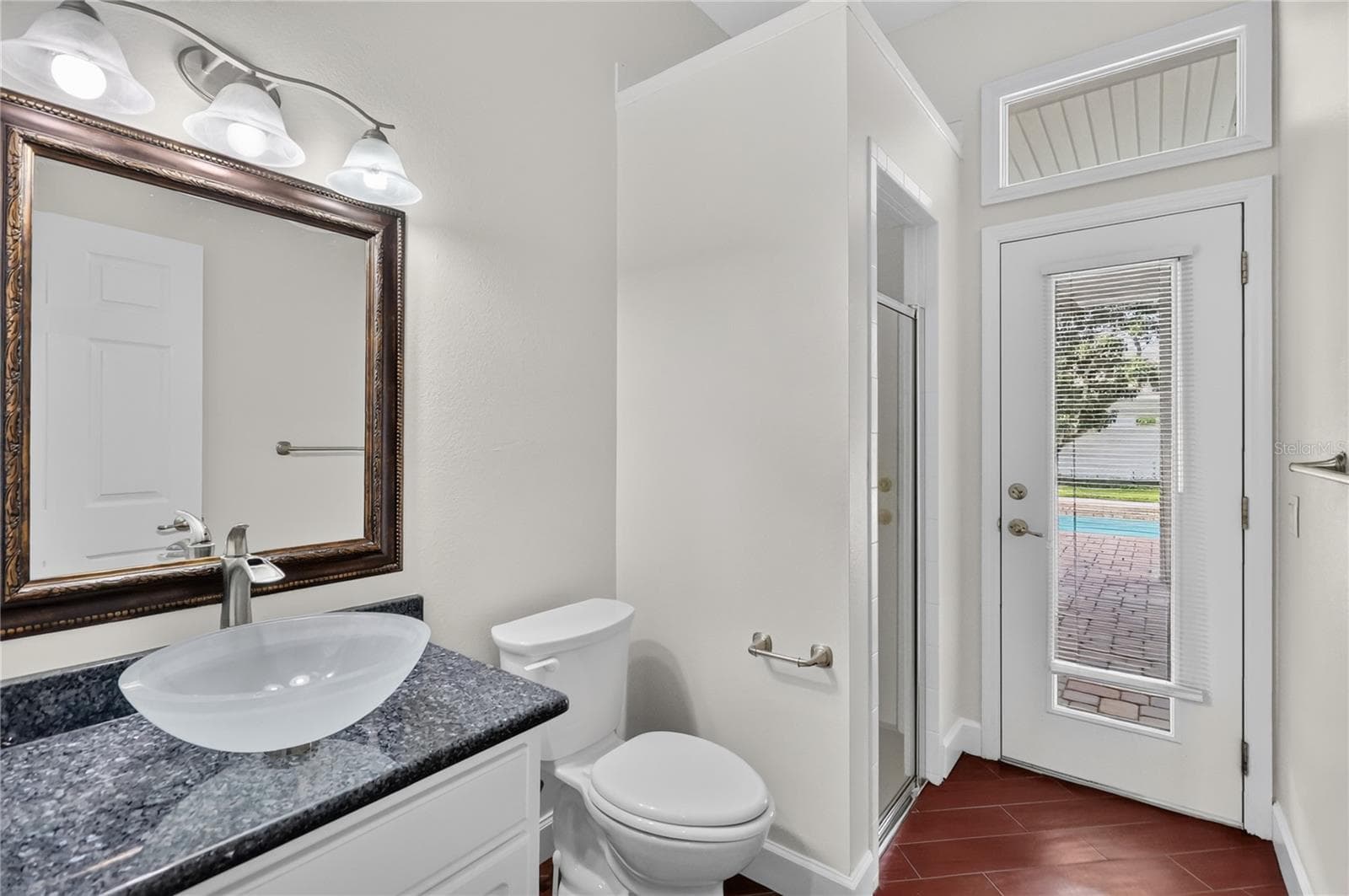 Bathroom with Granite - 734 HIGHLANDS PLACE BLVD, LAKELAND