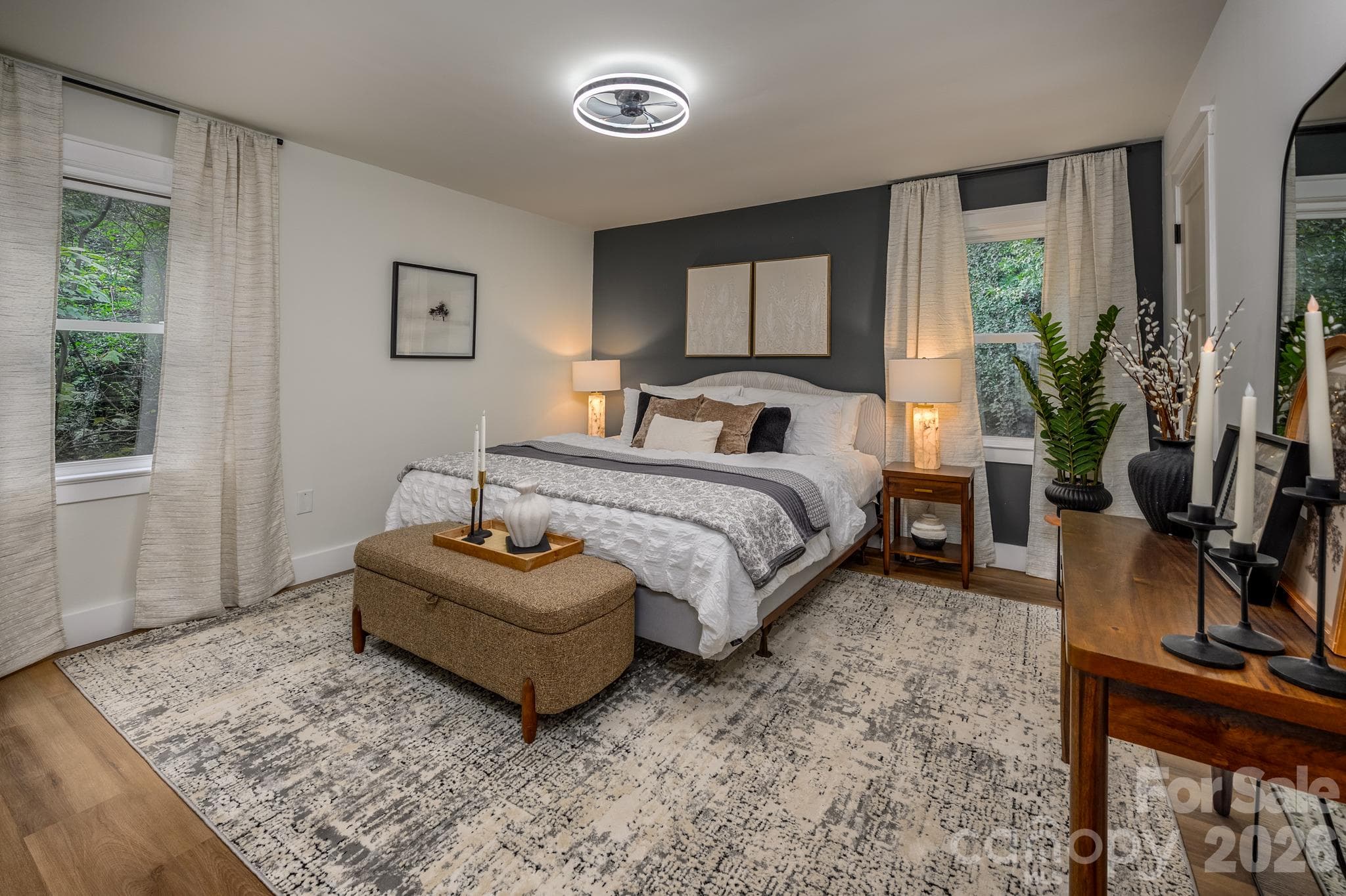 easily accommodates a King size bed - 508 Berkshire Drive, Statesville